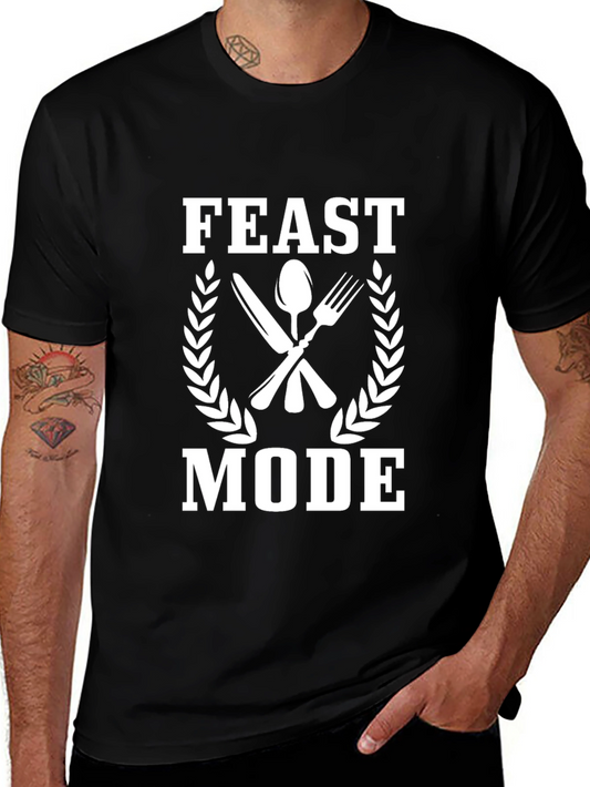 Feast Mode T-Shirt -  Eat Enjoy Repeat!