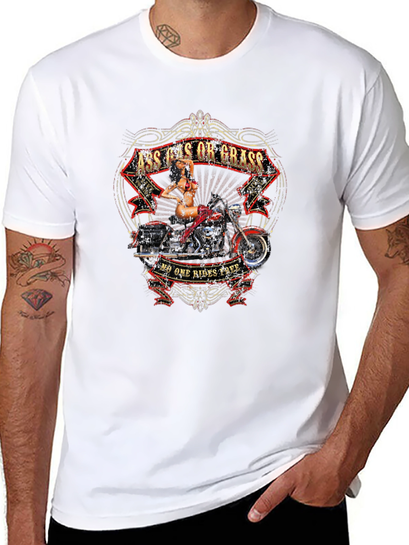 Ass Gas or Grass Graphic T-Shirt