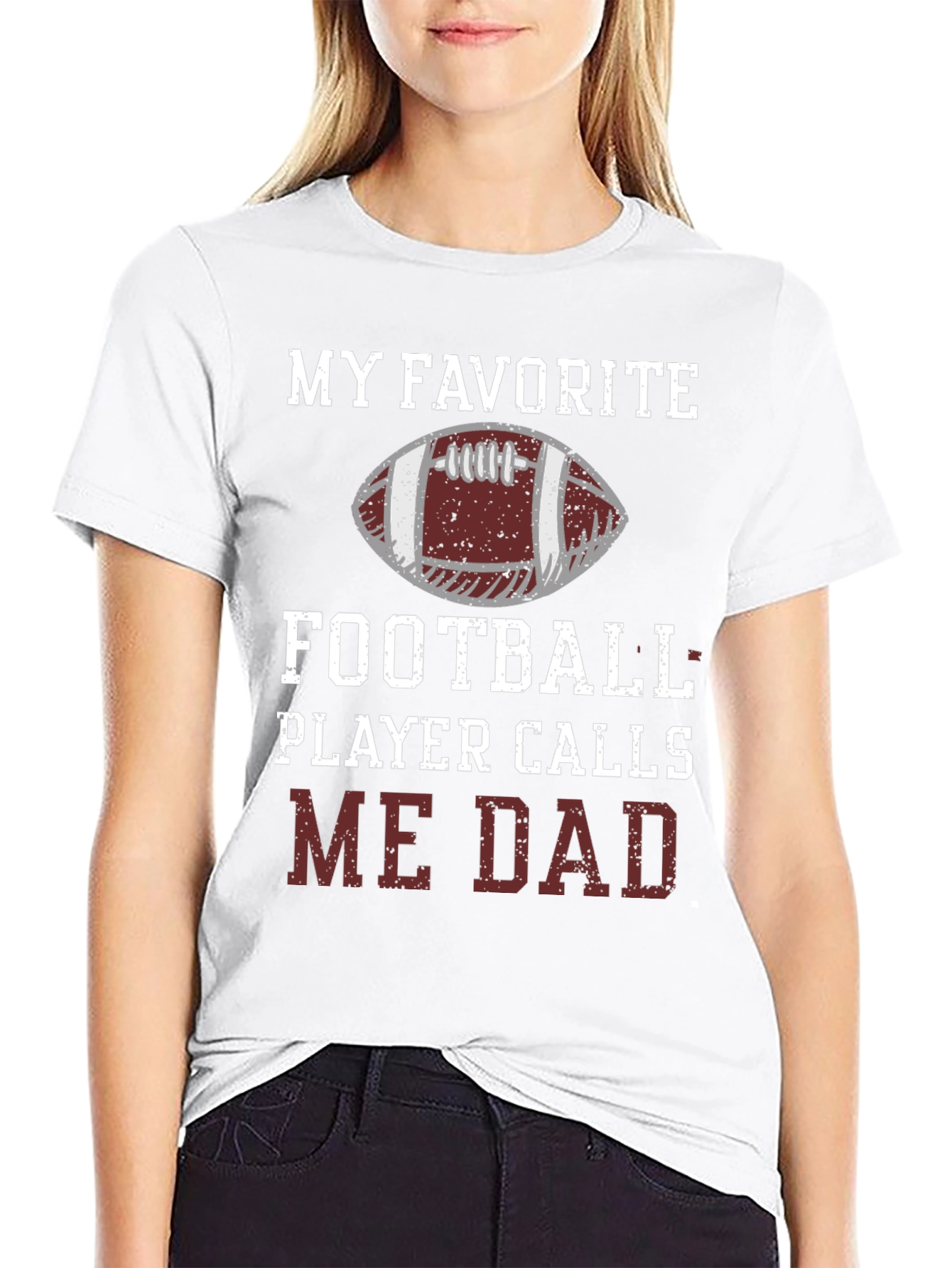 Football Dad Graphic T-Shirt
