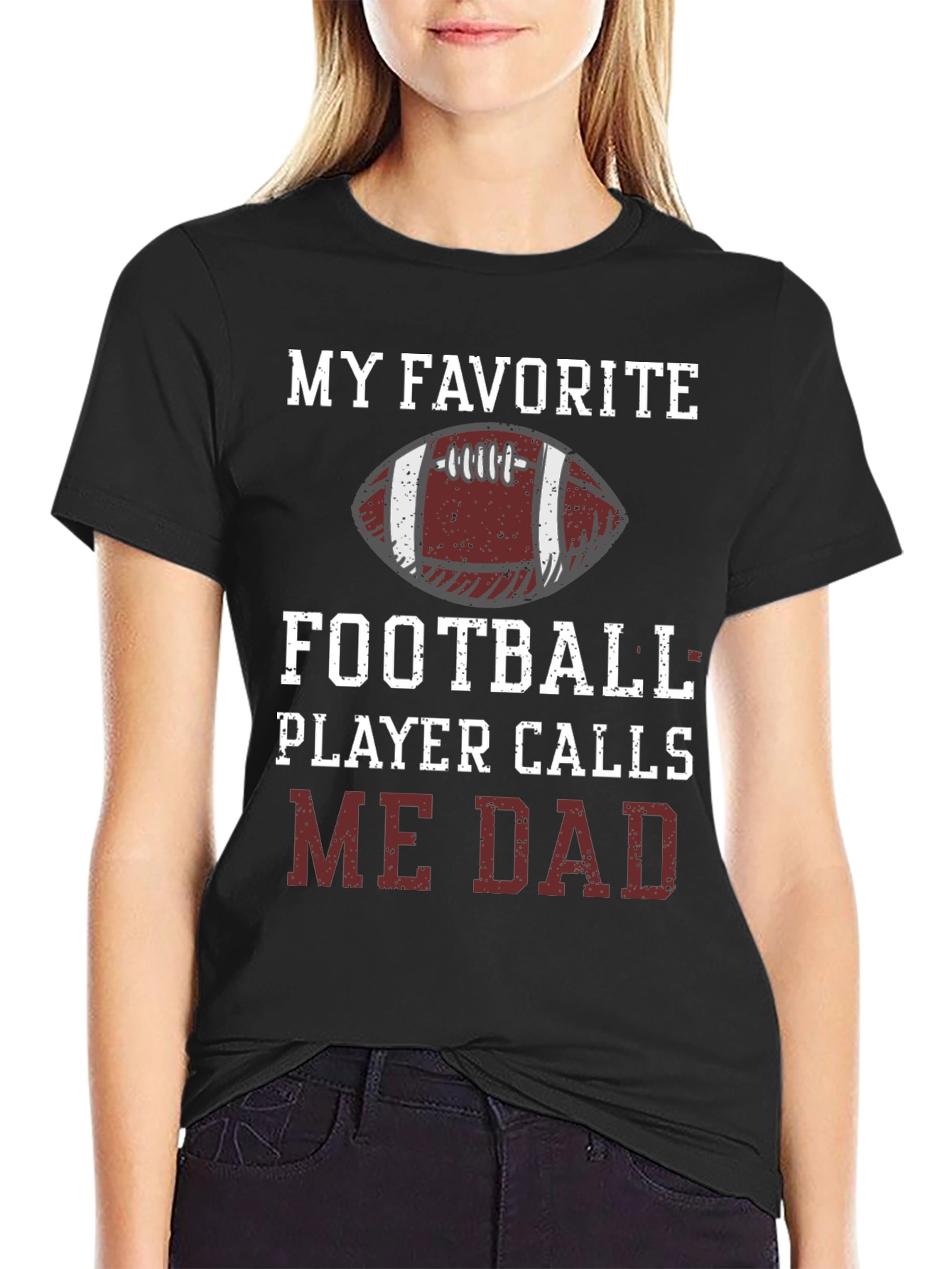 Football Dad Graphic T-Shirt
