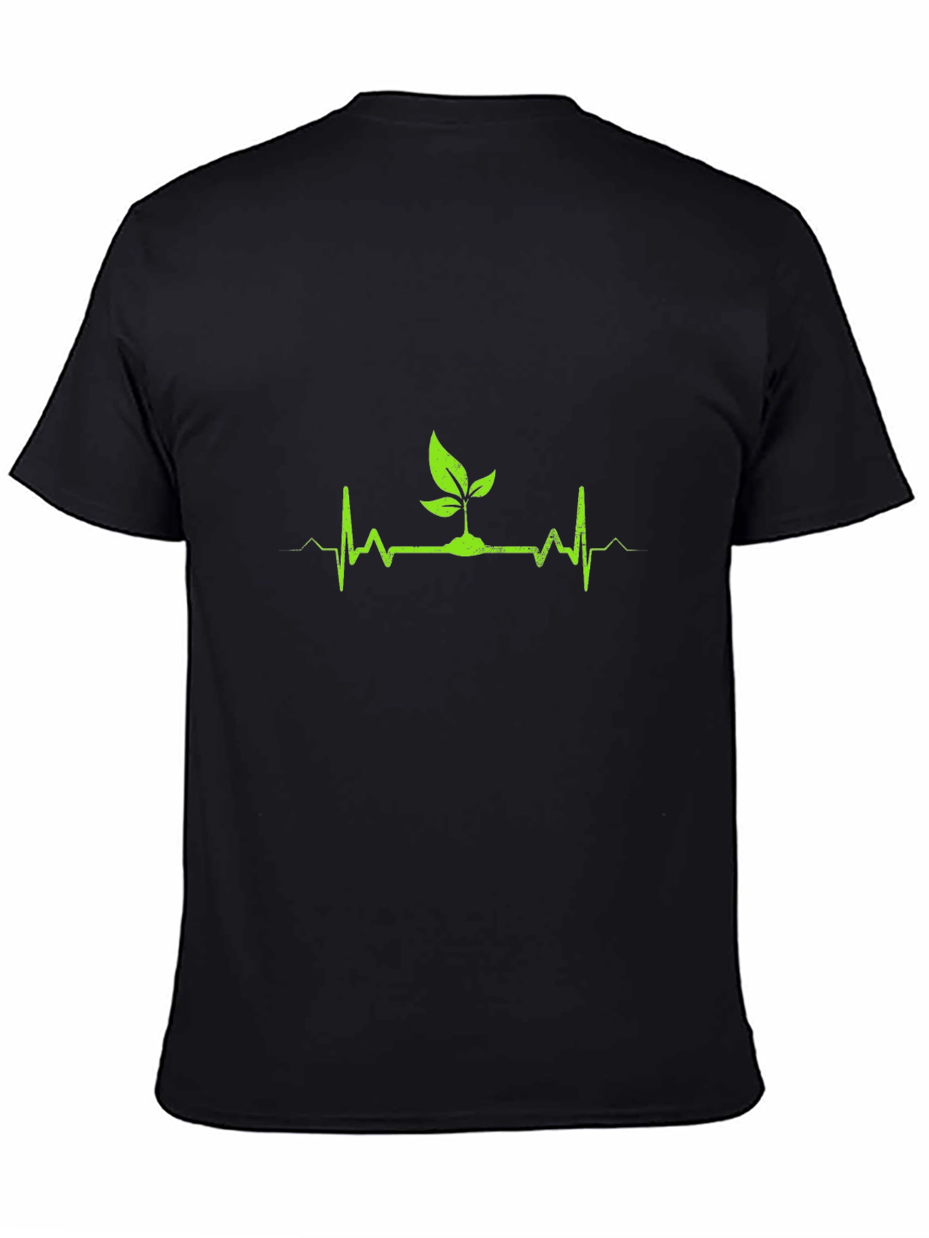 Nature Heartbeat T-Shirt - Black