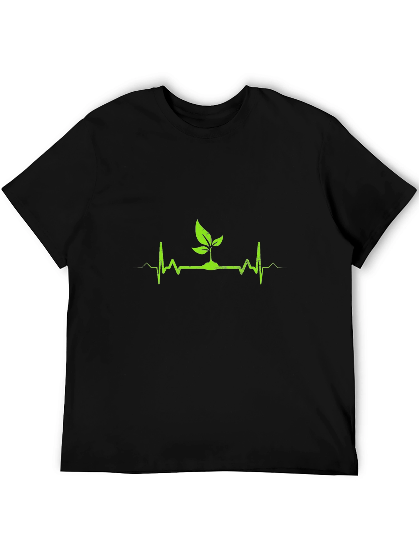 Nature Heartbeat T-Shirt - Black