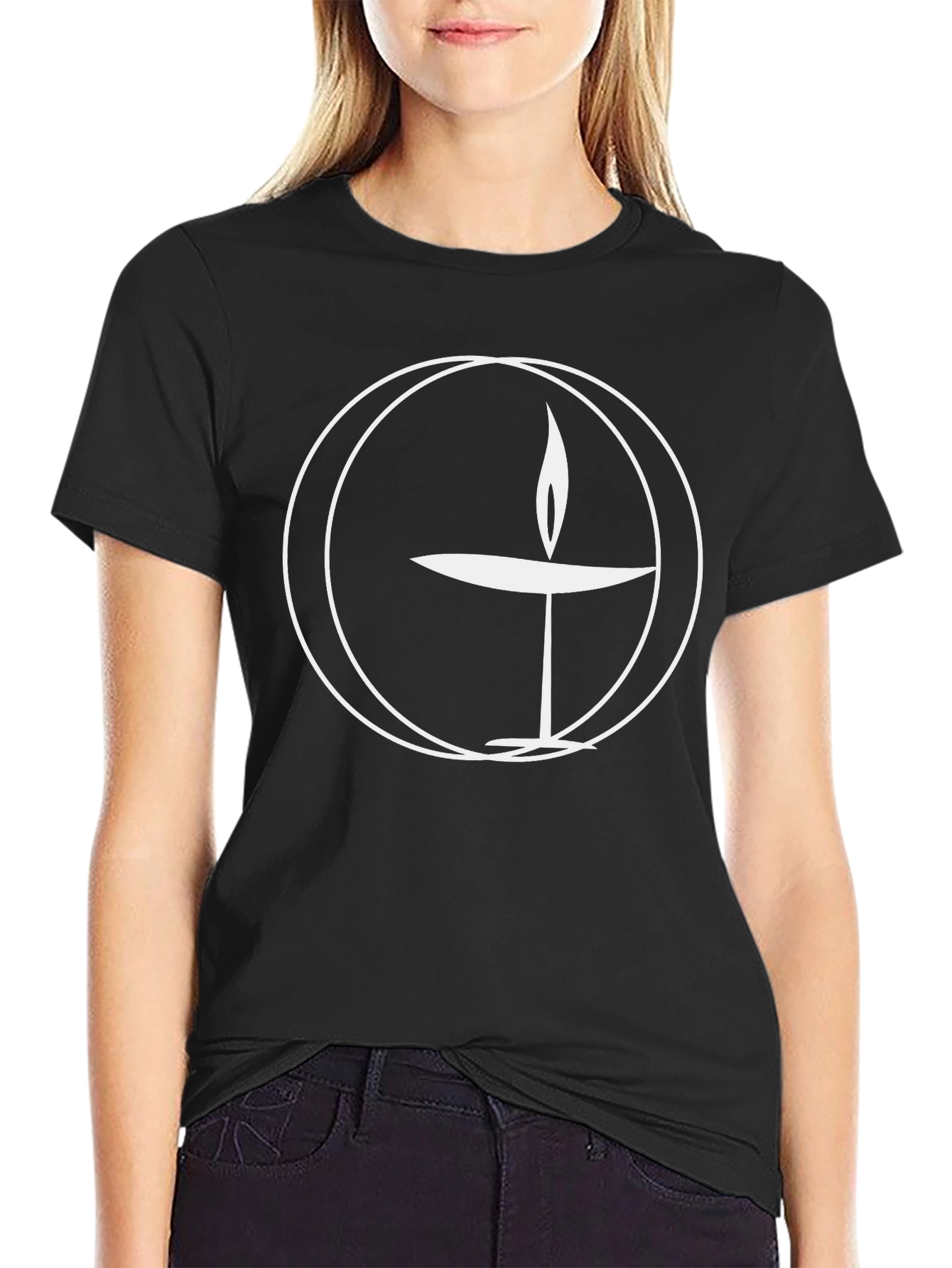 Unitarian Universalist Chalice T-Shirt - Black