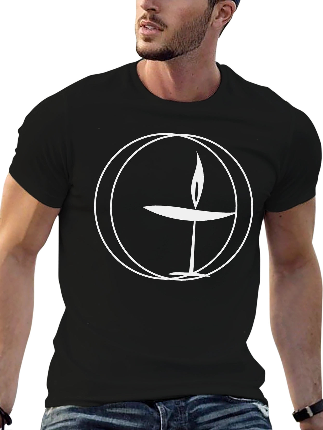 Unitarian Universalist Chalice T-Shirt - Black