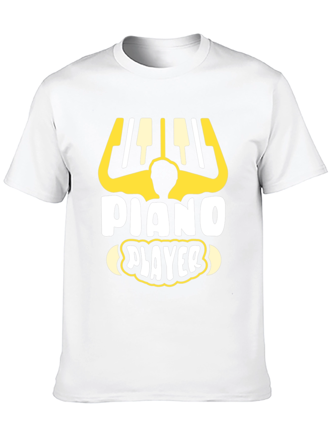 Piano Player Graphic Tee - Music Lover T-Shirt