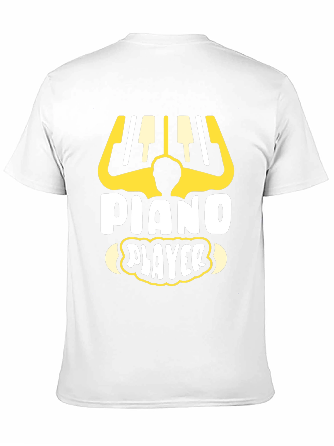 Piano Player Graphic Tee - Music Lover T-Shirt