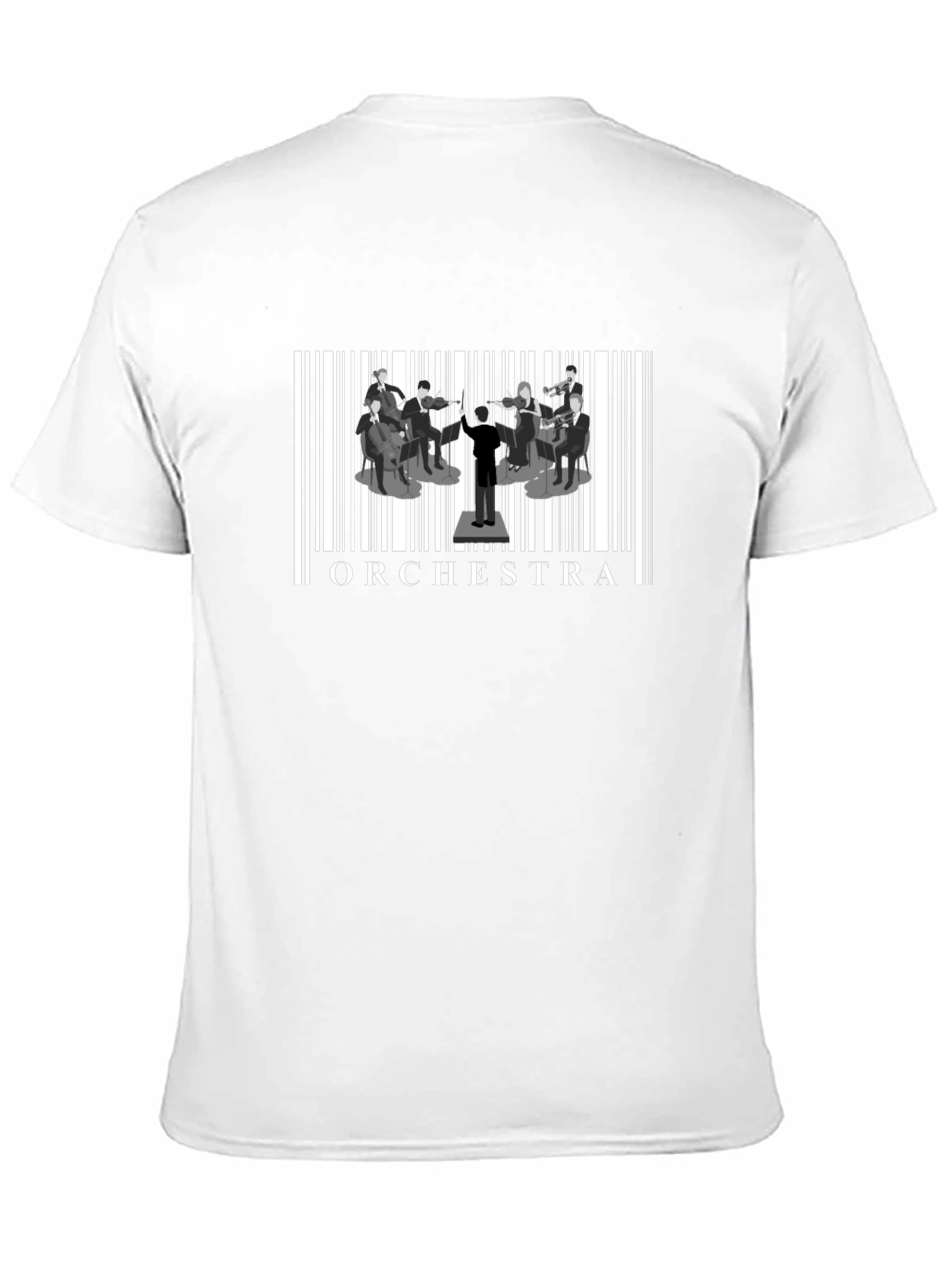 Orchestra Barcode Graphic T-Shirt