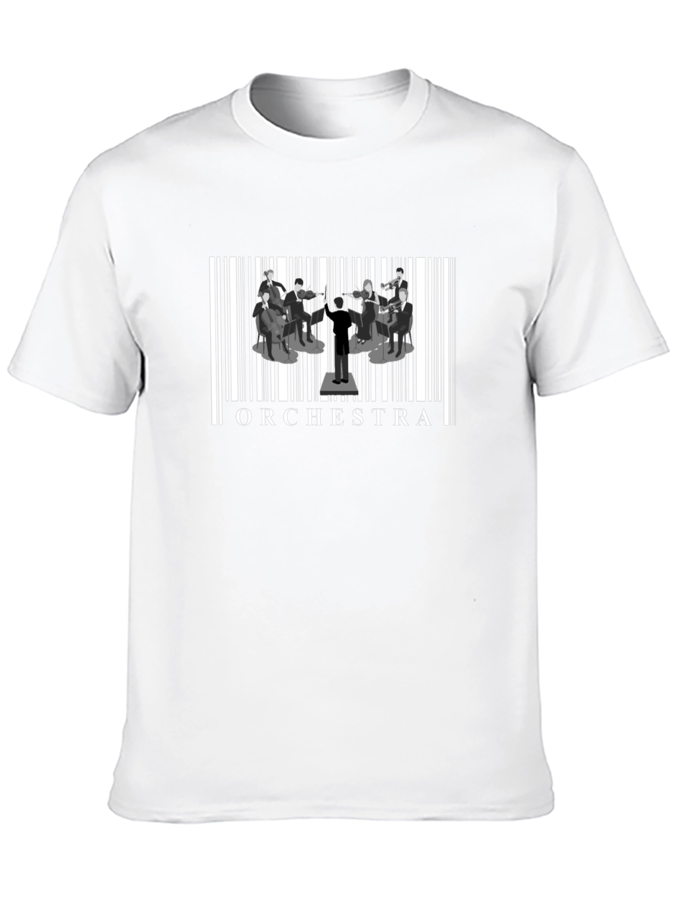 Orchestra Barcode Graphic T-Shirt