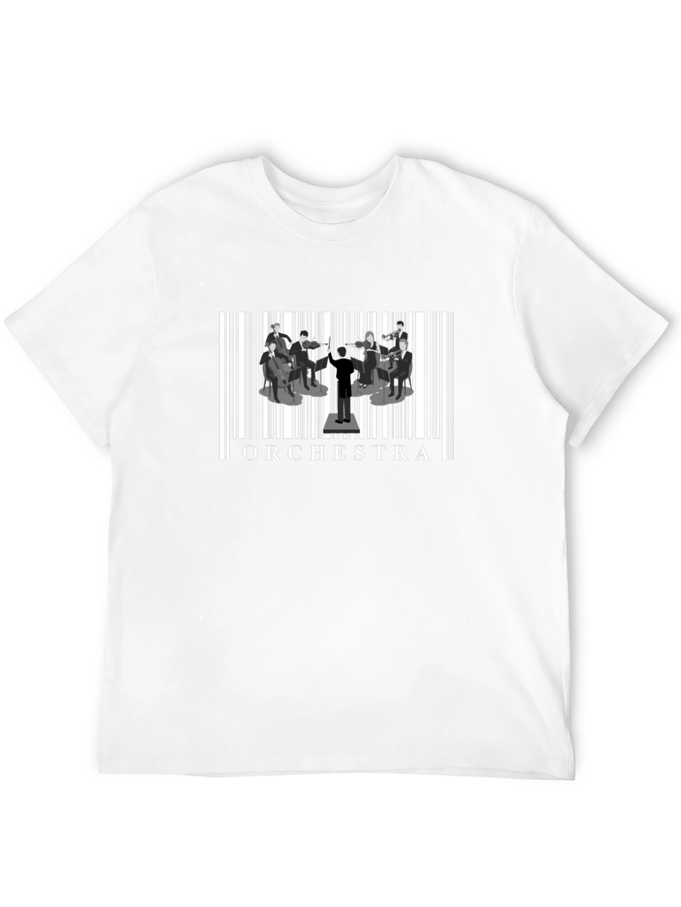 Orchestra Barcode Graphic T-Shirt