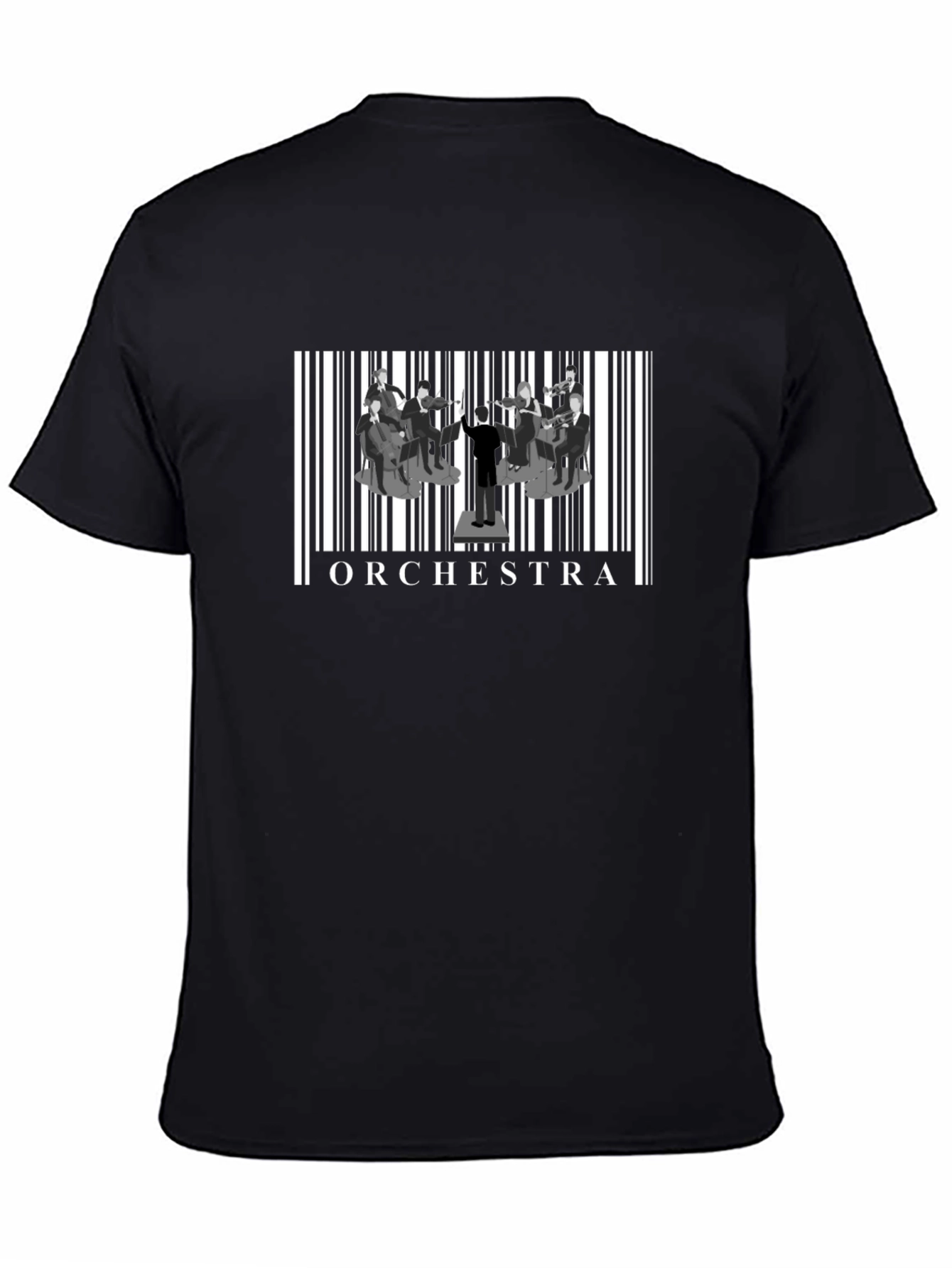 Orchestra Barcode Graphic T-Shirt