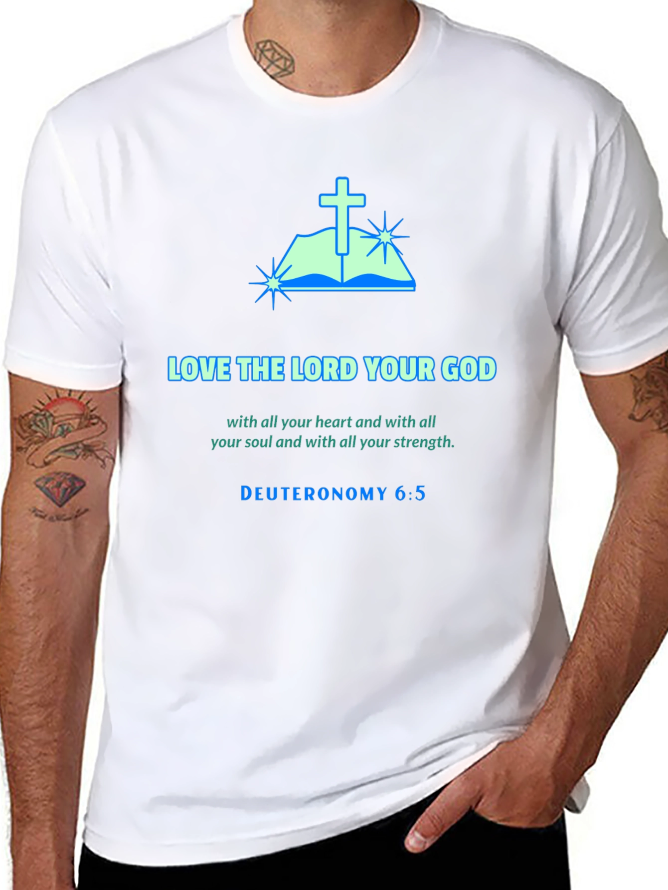 Love the Lord T-Shirt: Deuteronomy 6:5