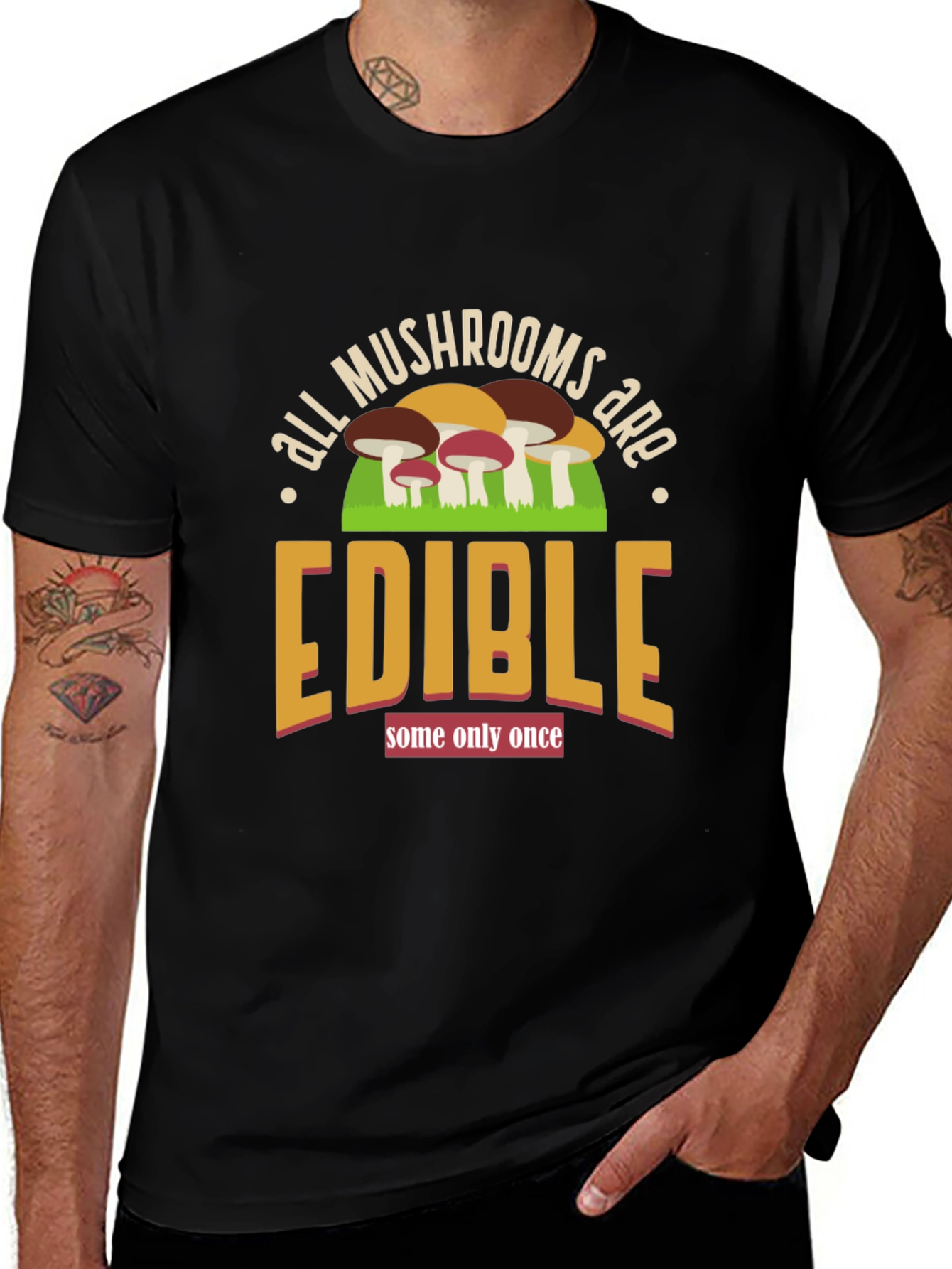 Funny Mushroom Edible T-Shirt