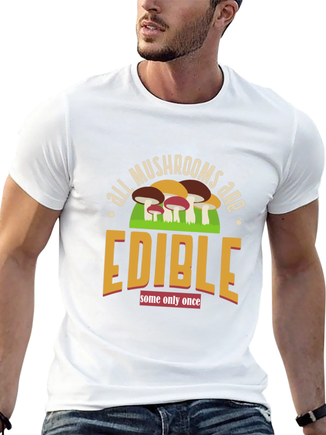 Funny Mushroom Edible T-Shirt