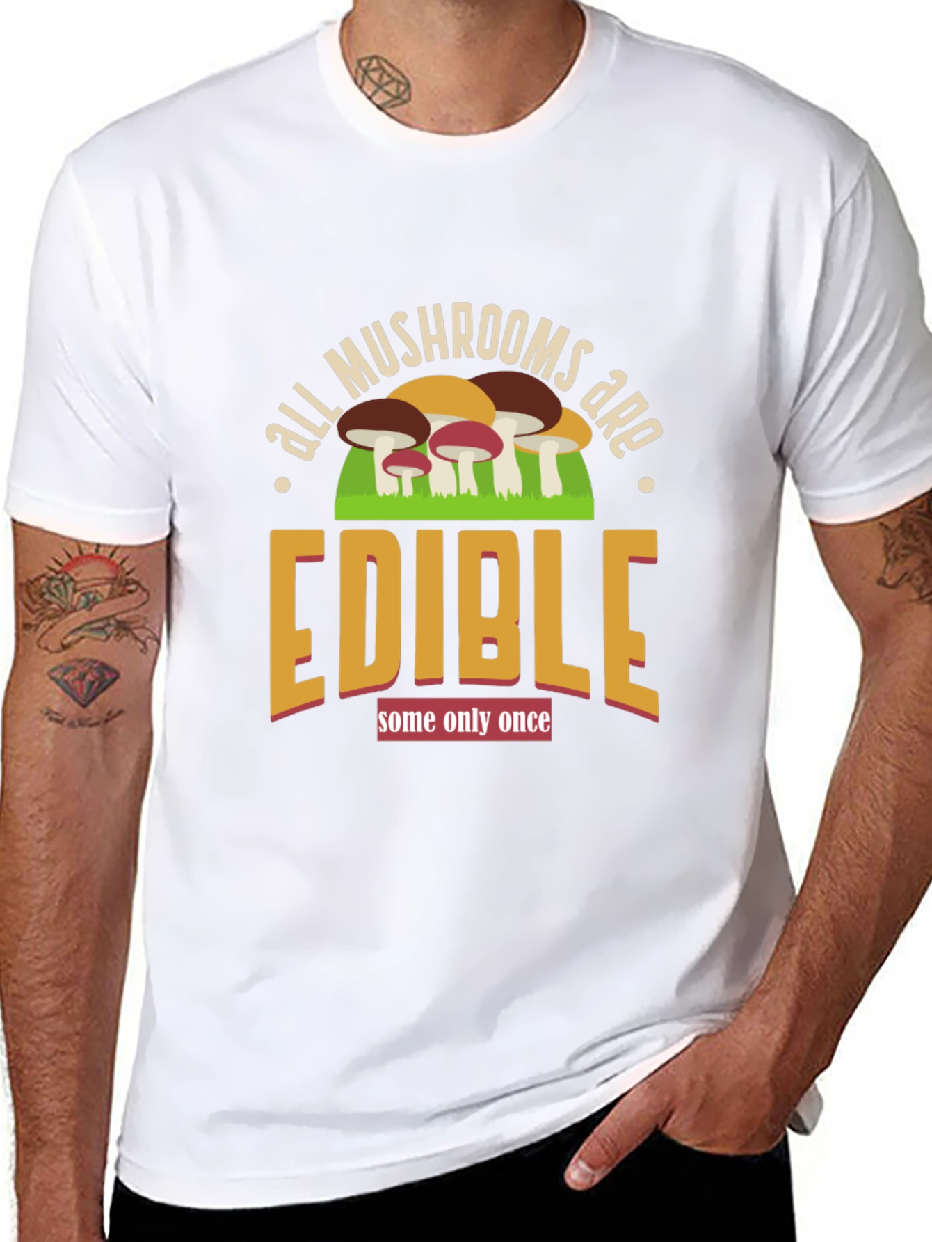 Funny Mushroom Edible T-Shirt