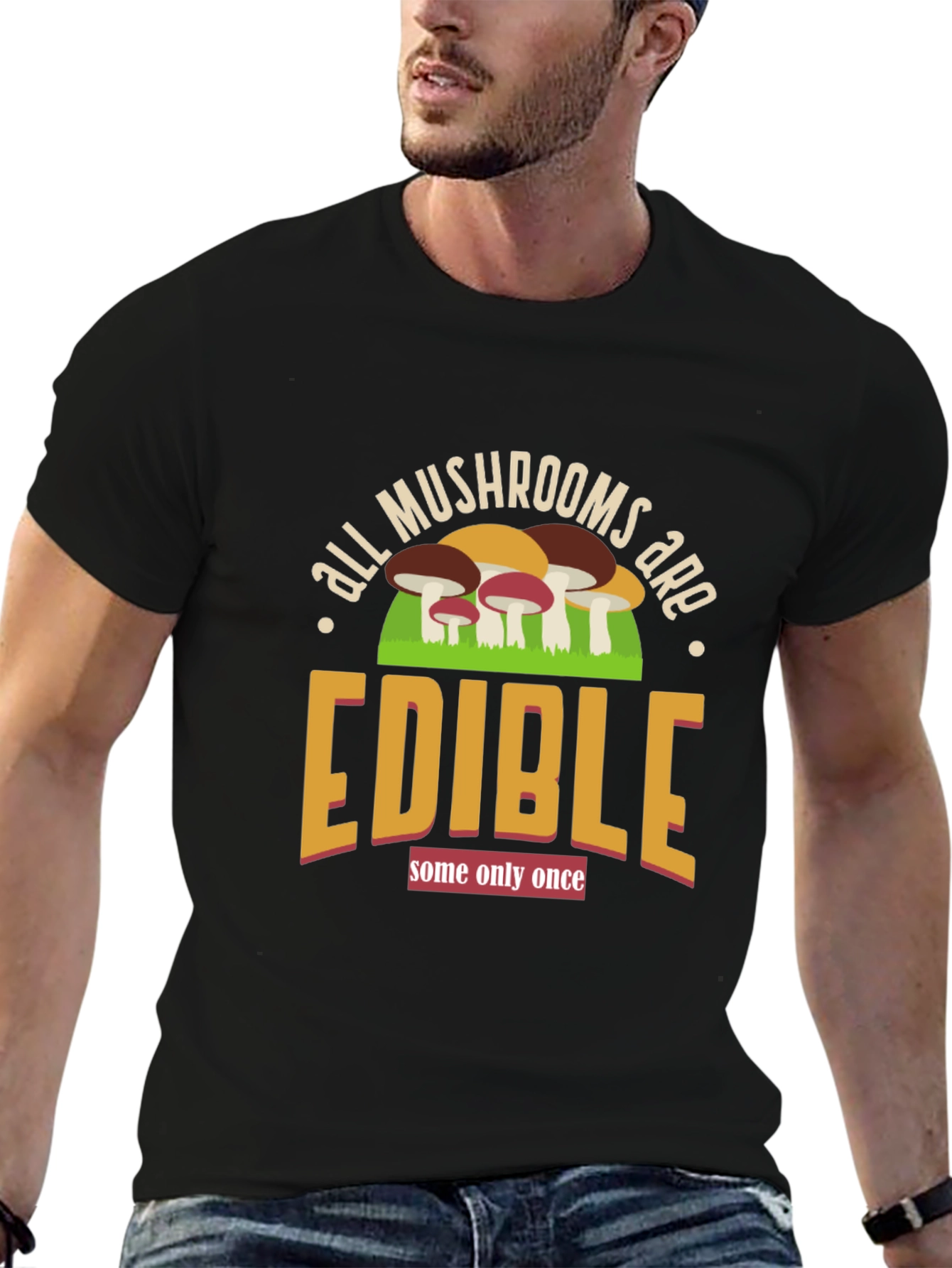 Funny Mushroom Edible T-Shirt