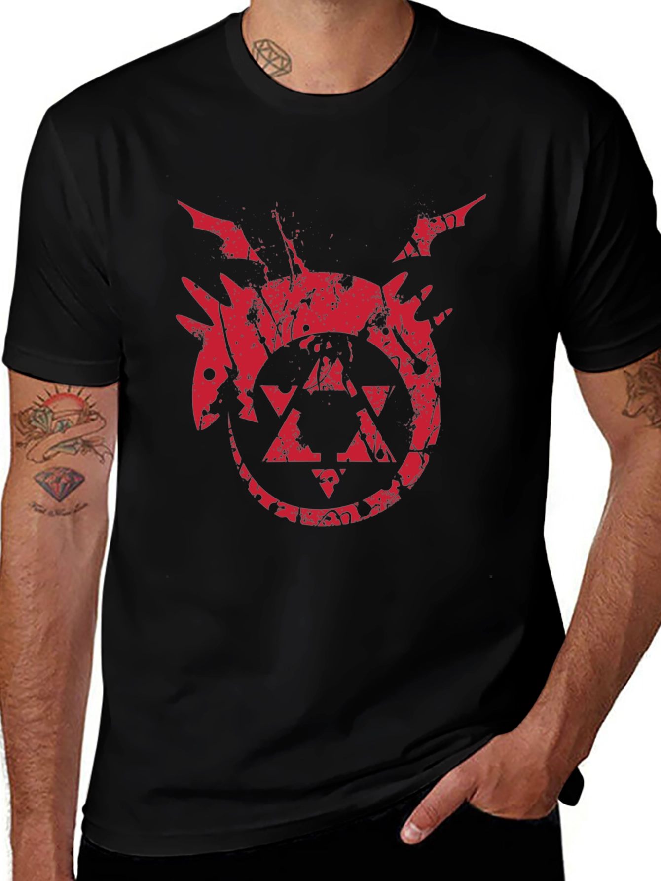 Ouroboros Emblem T-Shirt - Black
