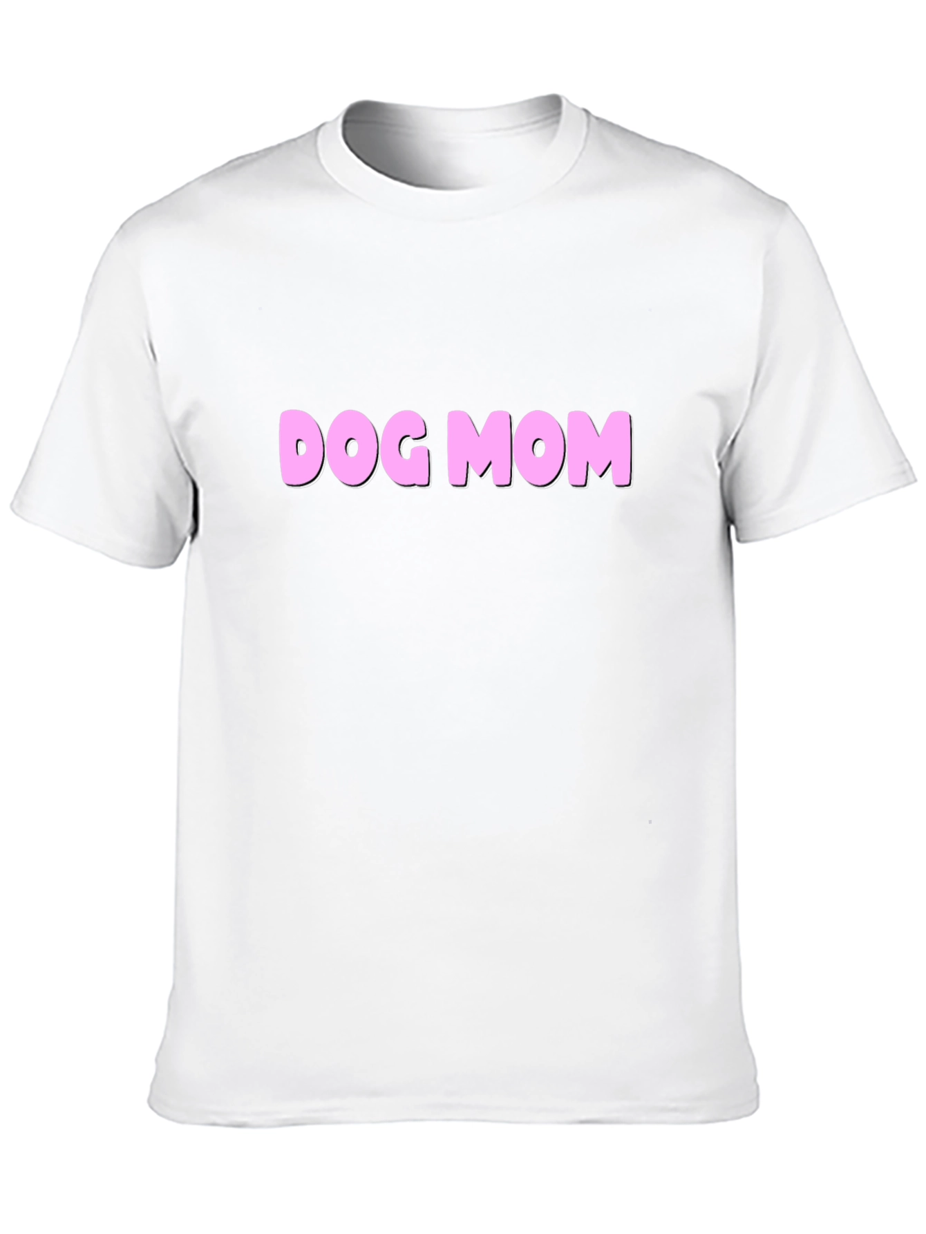 Dog Mom Graphic Tee - Black