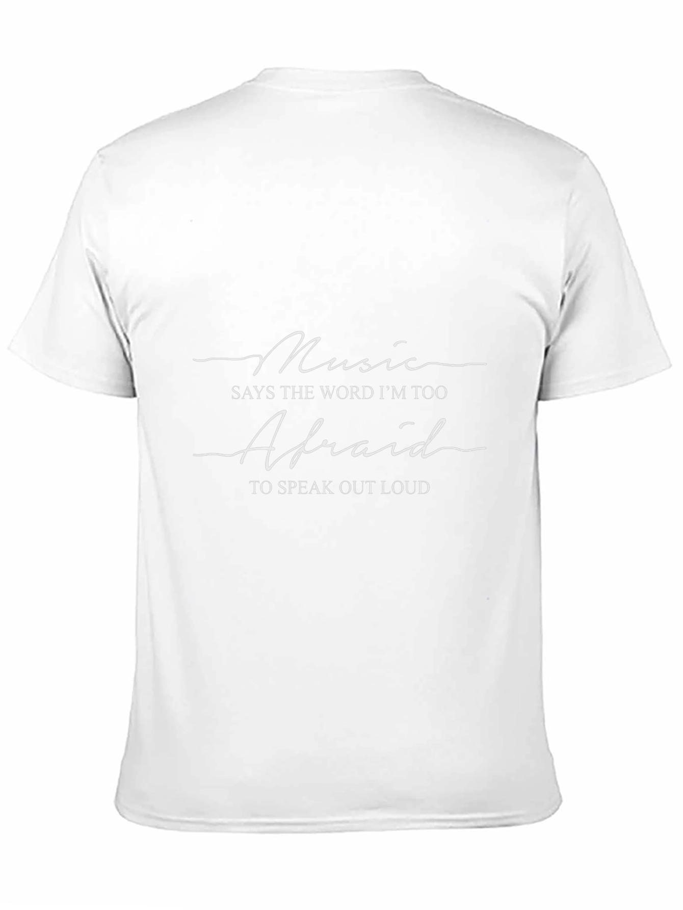 Music is My Voice Black Graphic Tee