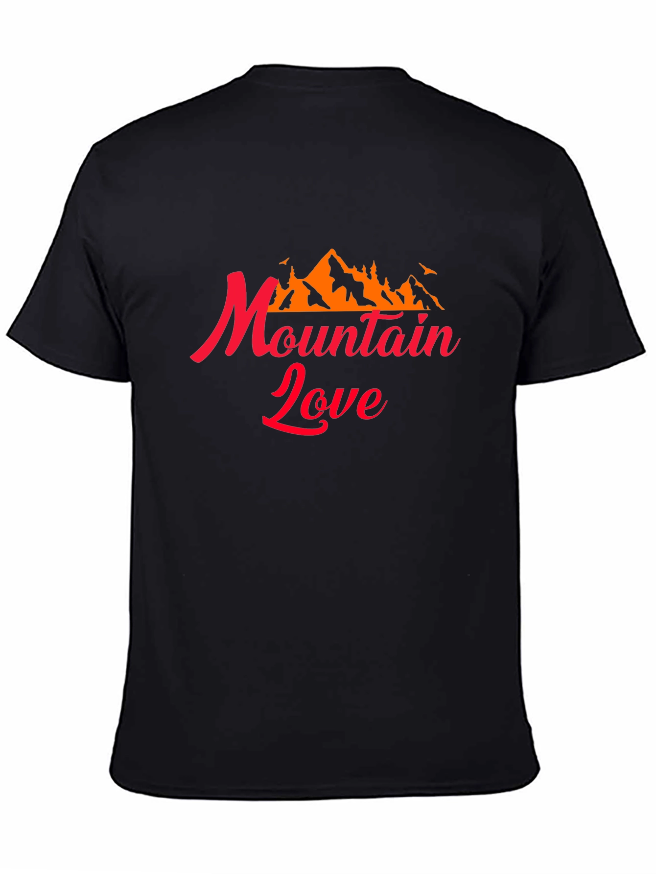Mountain Love Graphic Tee - Black