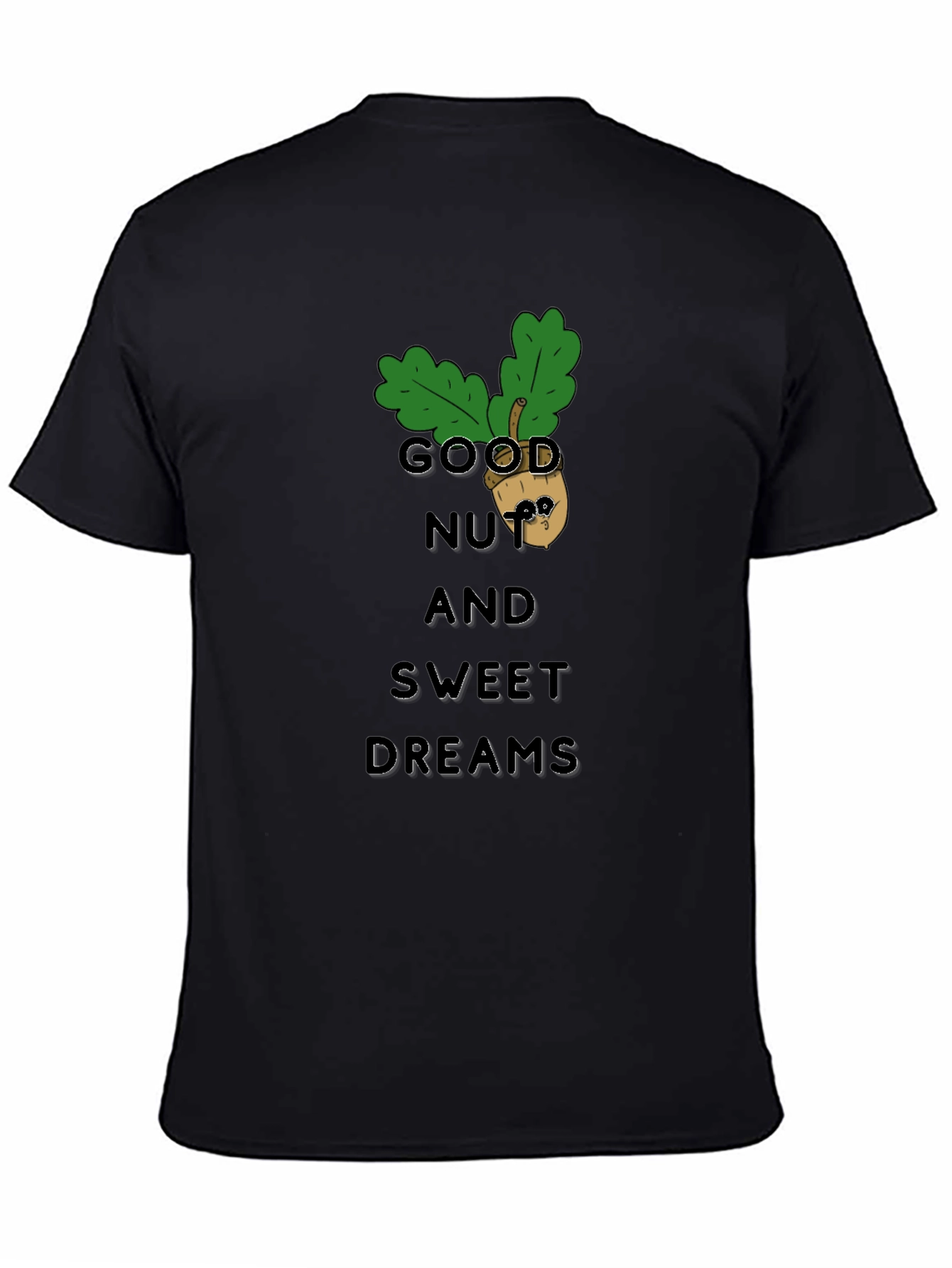Good Nut & Sweet Dreams Black Graphic Tee