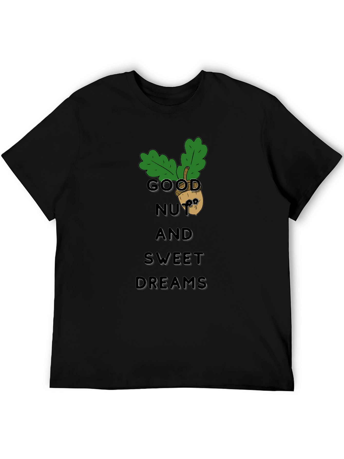Good Nut & Sweet Dreams Black Graphic Tee
