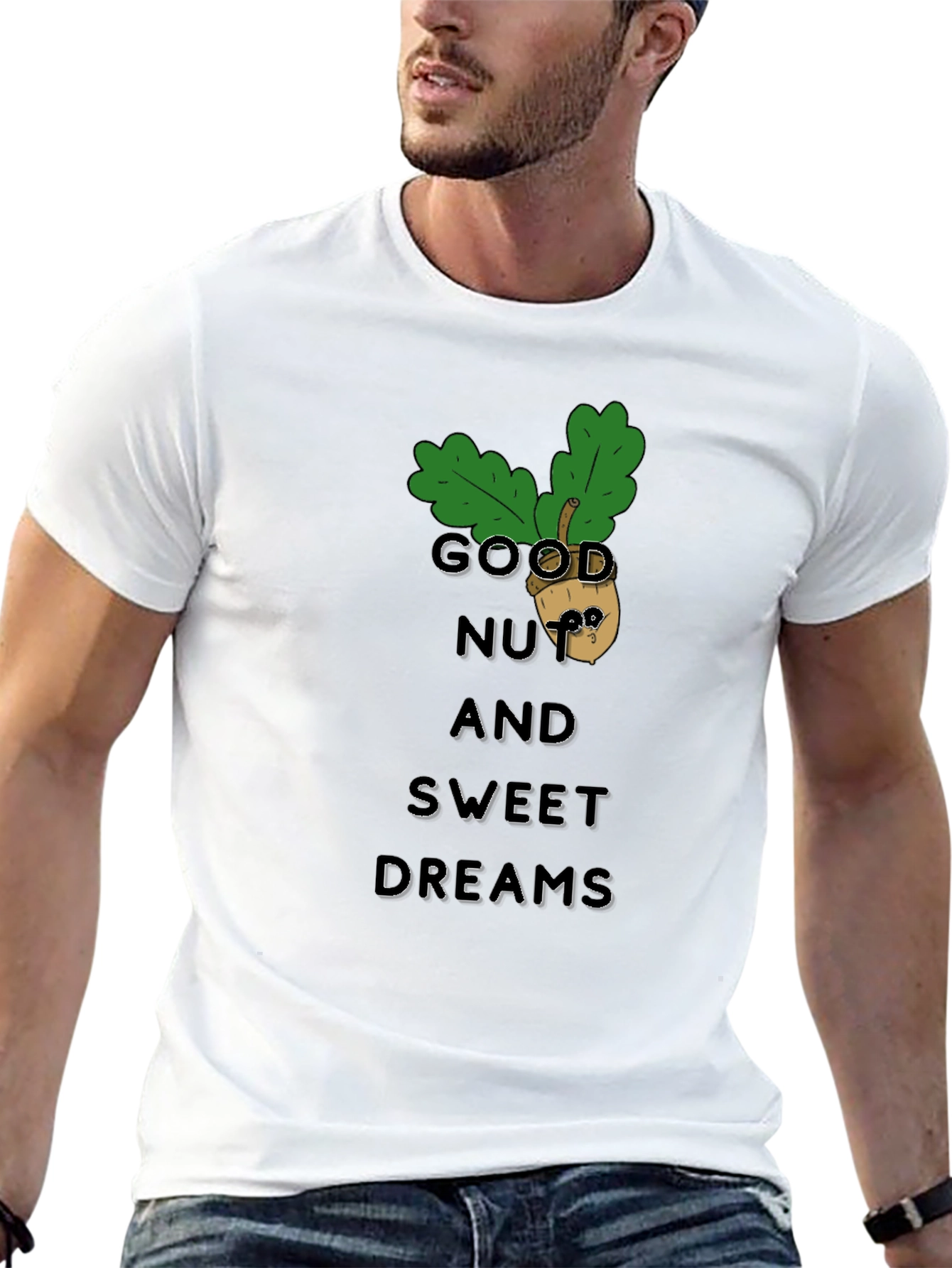 Good Nut & Sweet Dreams Black Graphic Tee