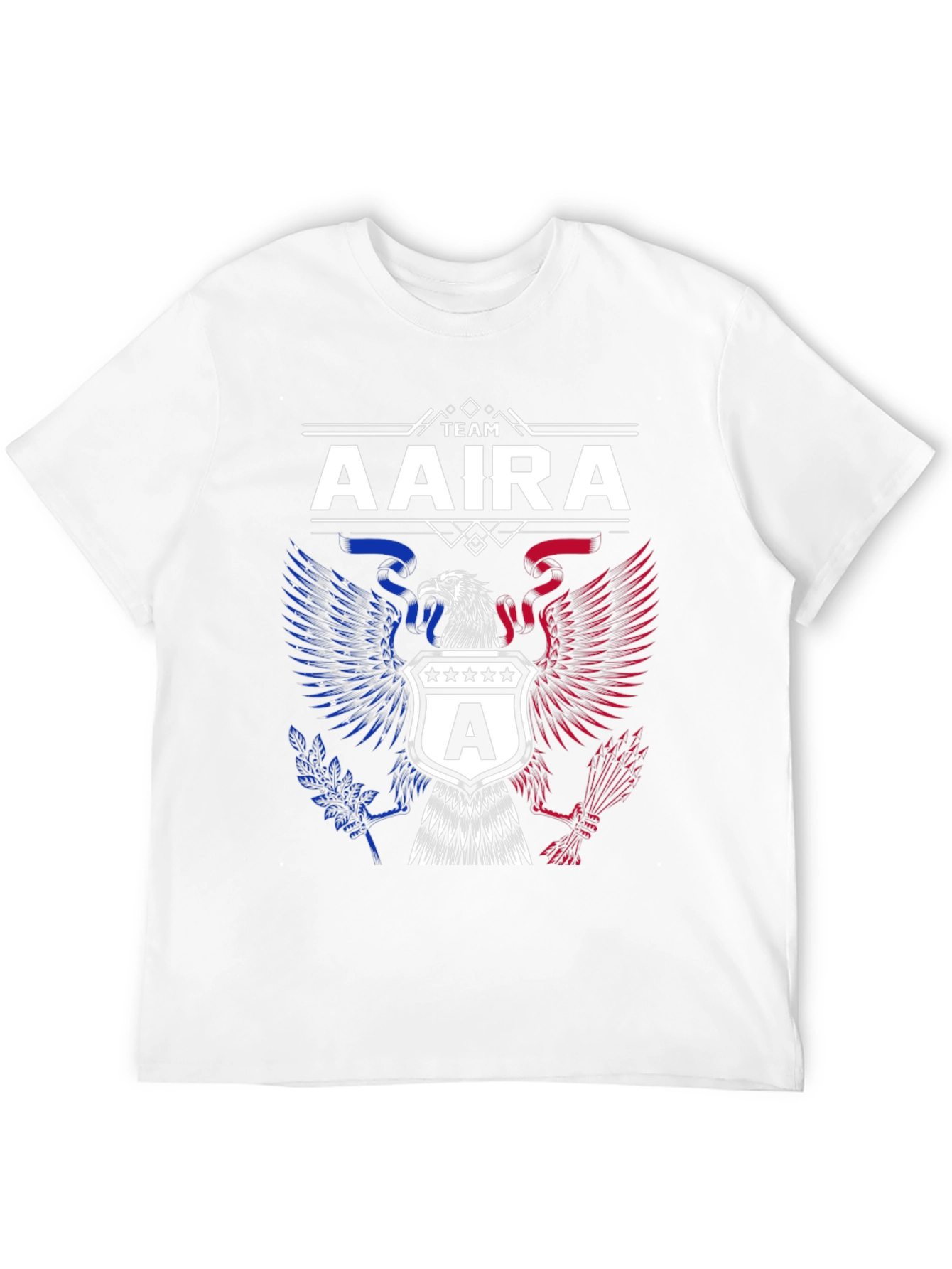 Team Aaira Graphic Tee - Patriotic Eagle Design