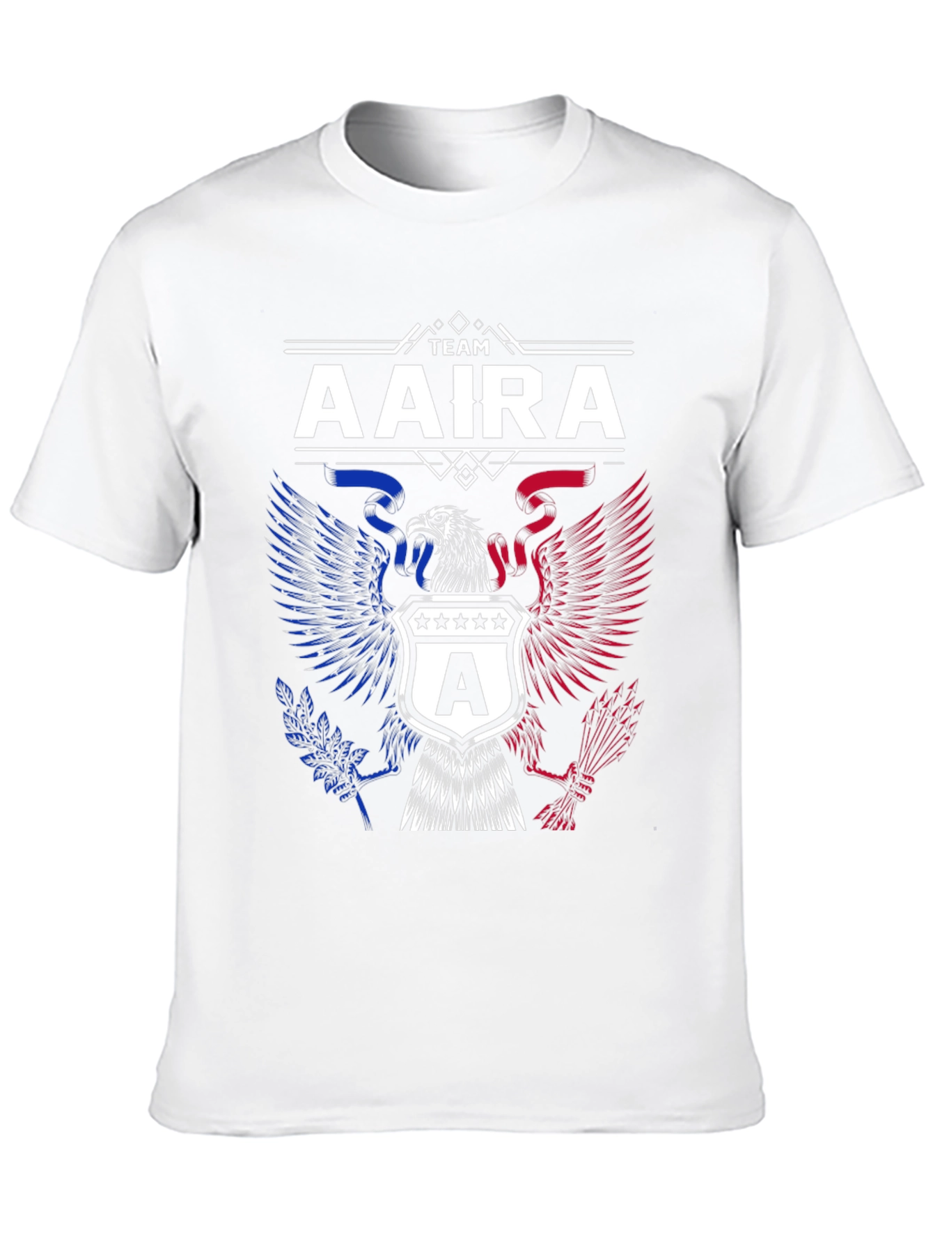Team Aaira Graphic Tee - Patriotic Eagle Design