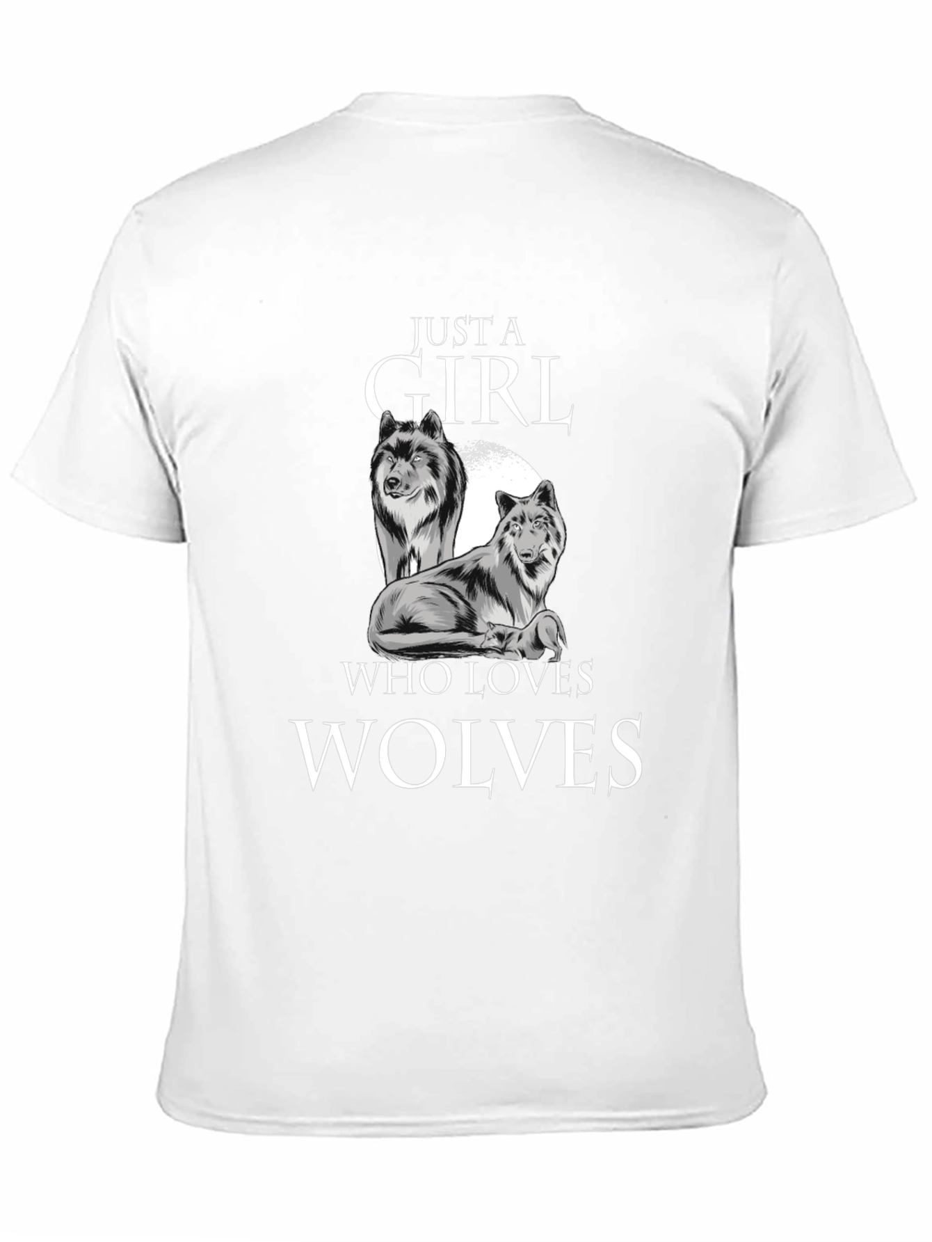 Just a Girl Who Loves Wolves T-Shirt