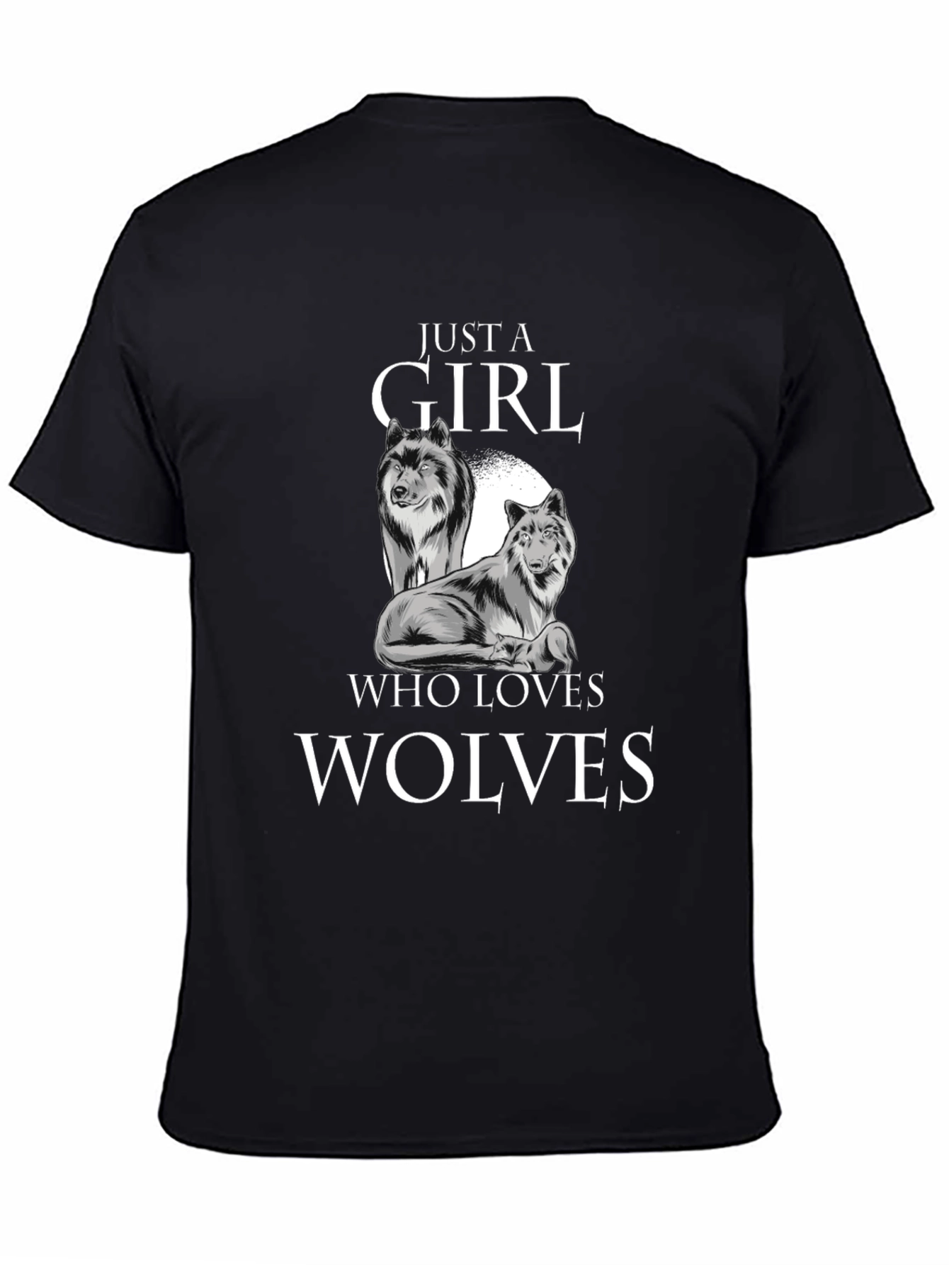 Just a Girl Who Loves Wolves T-Shirt