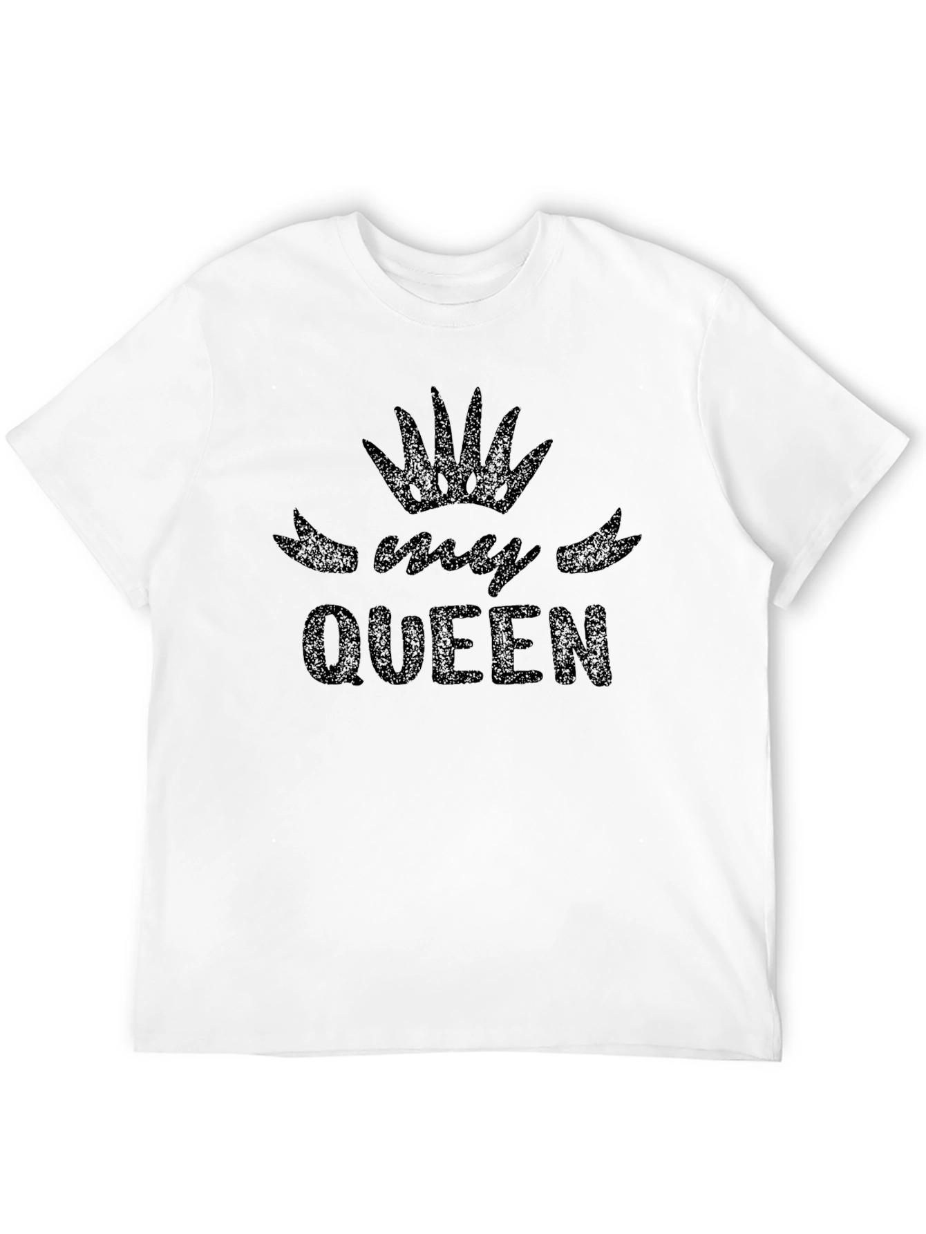 My Queen Graphic Tee - Black Crew Neck