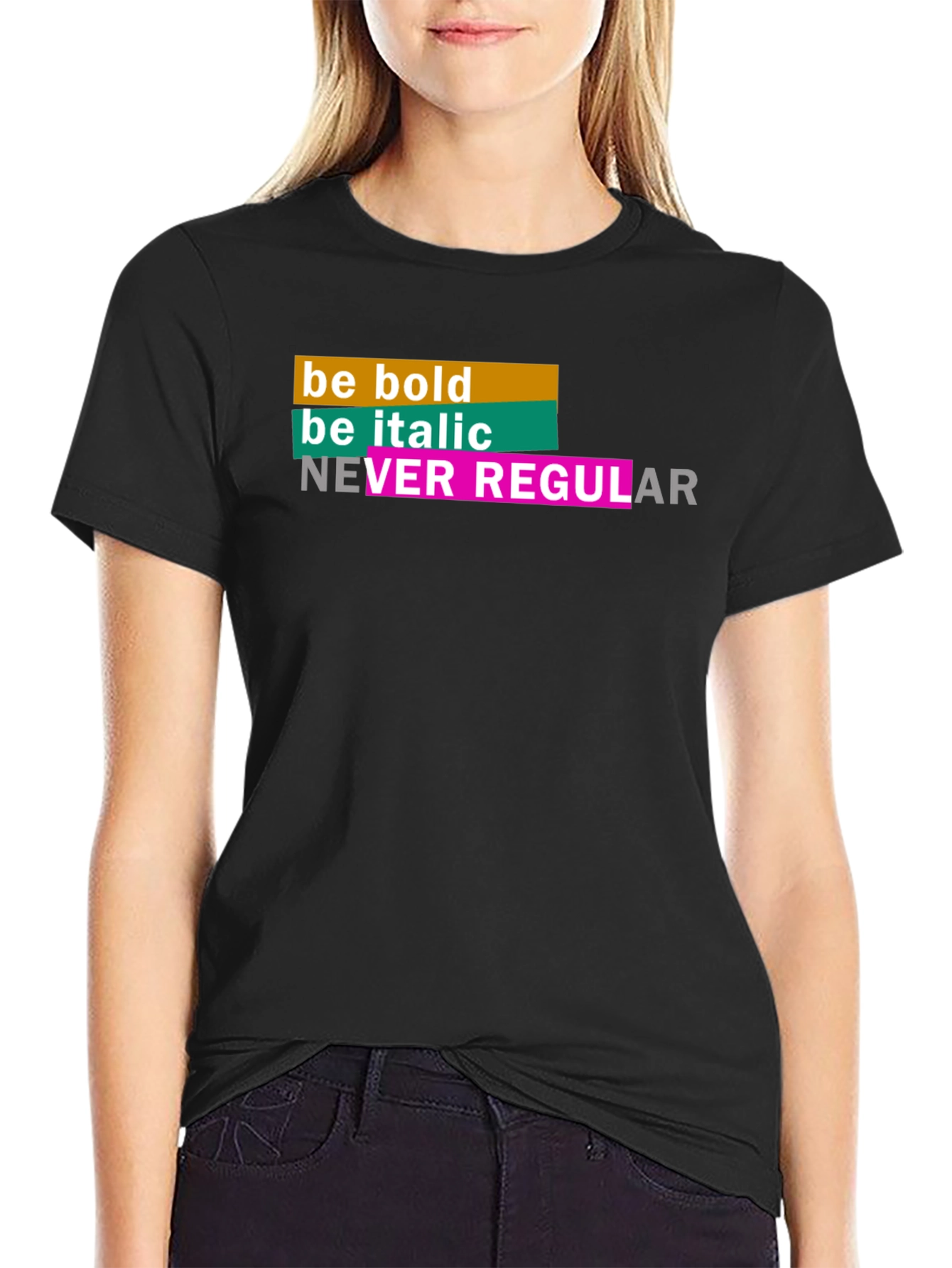 Be Bold Graphic Tee - Trendy Slogan Shirt