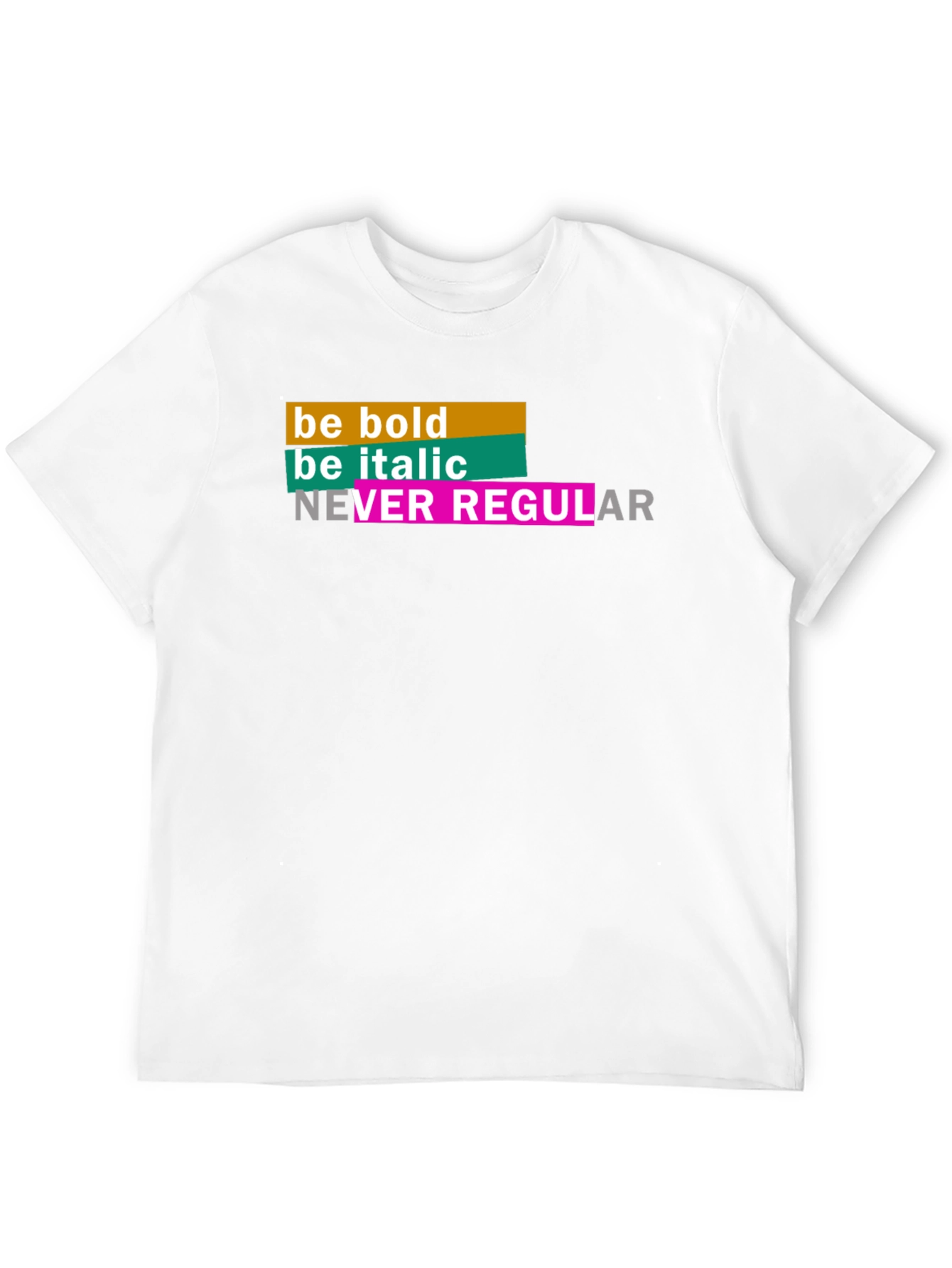 Be Bold Graphic Tee - Trendy Slogan Shirt