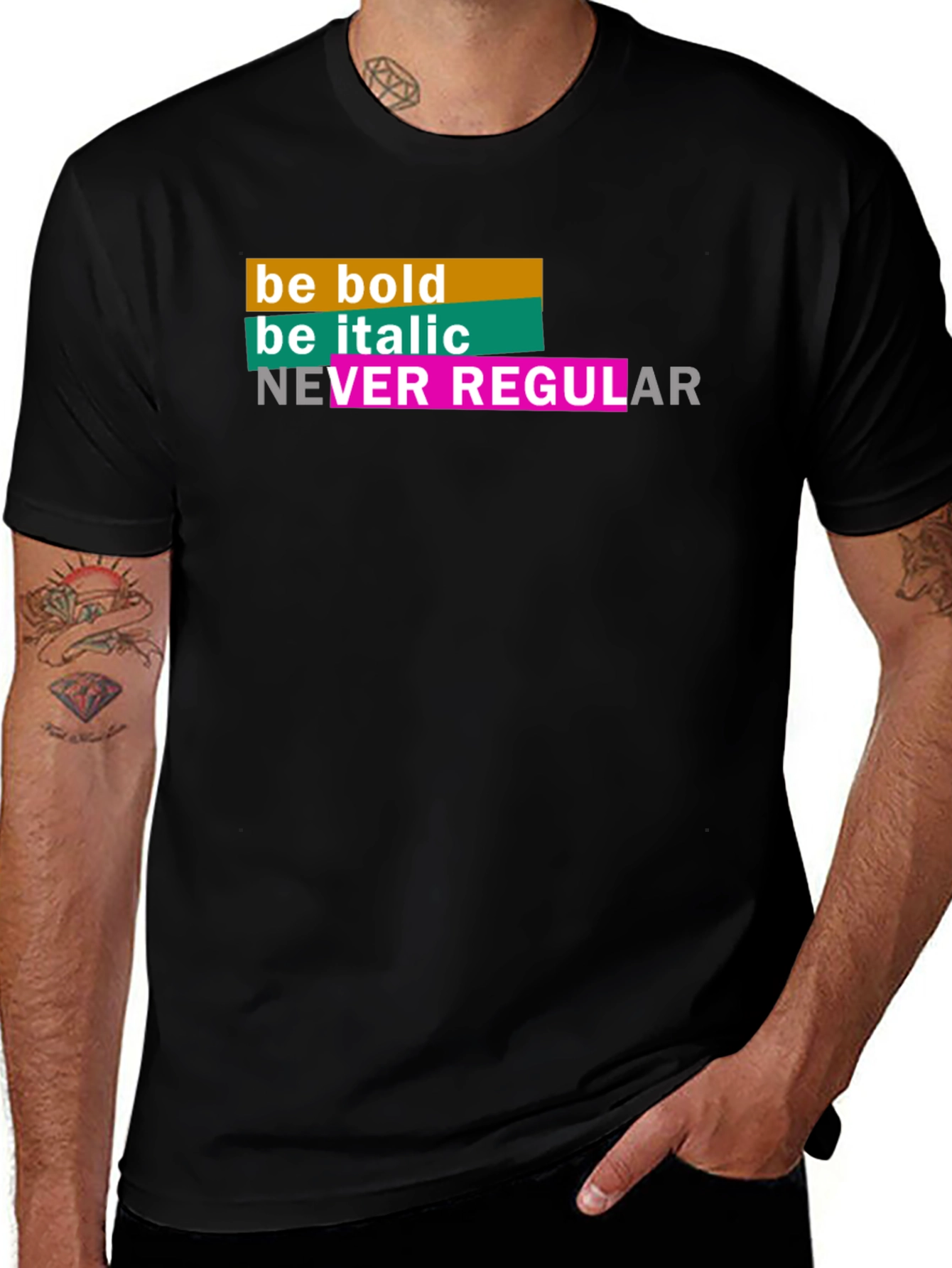 Be Bold Graphic Tee - Trendy Slogan Shirt