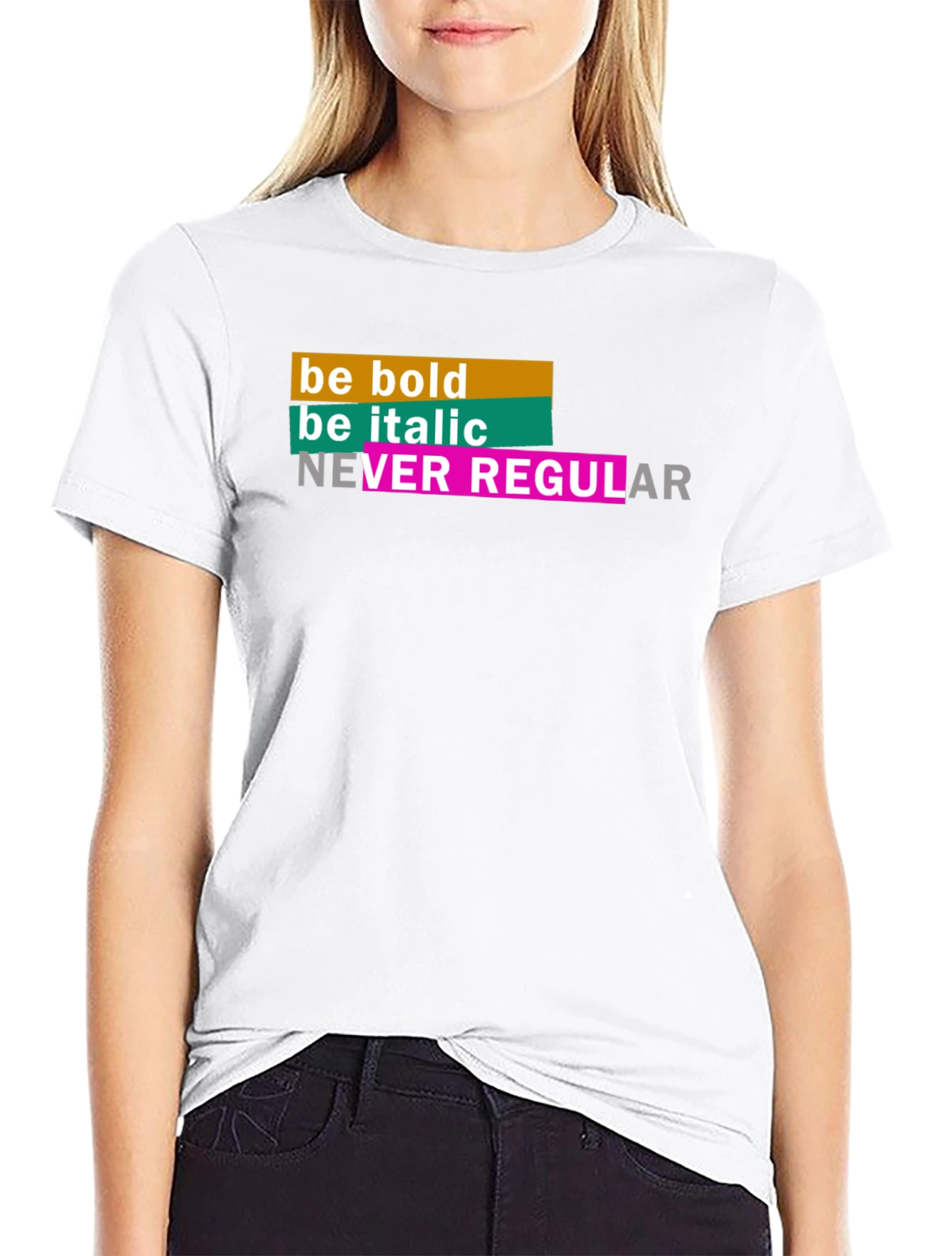Be Bold Graphic Tee - Trendy Slogan Shirt