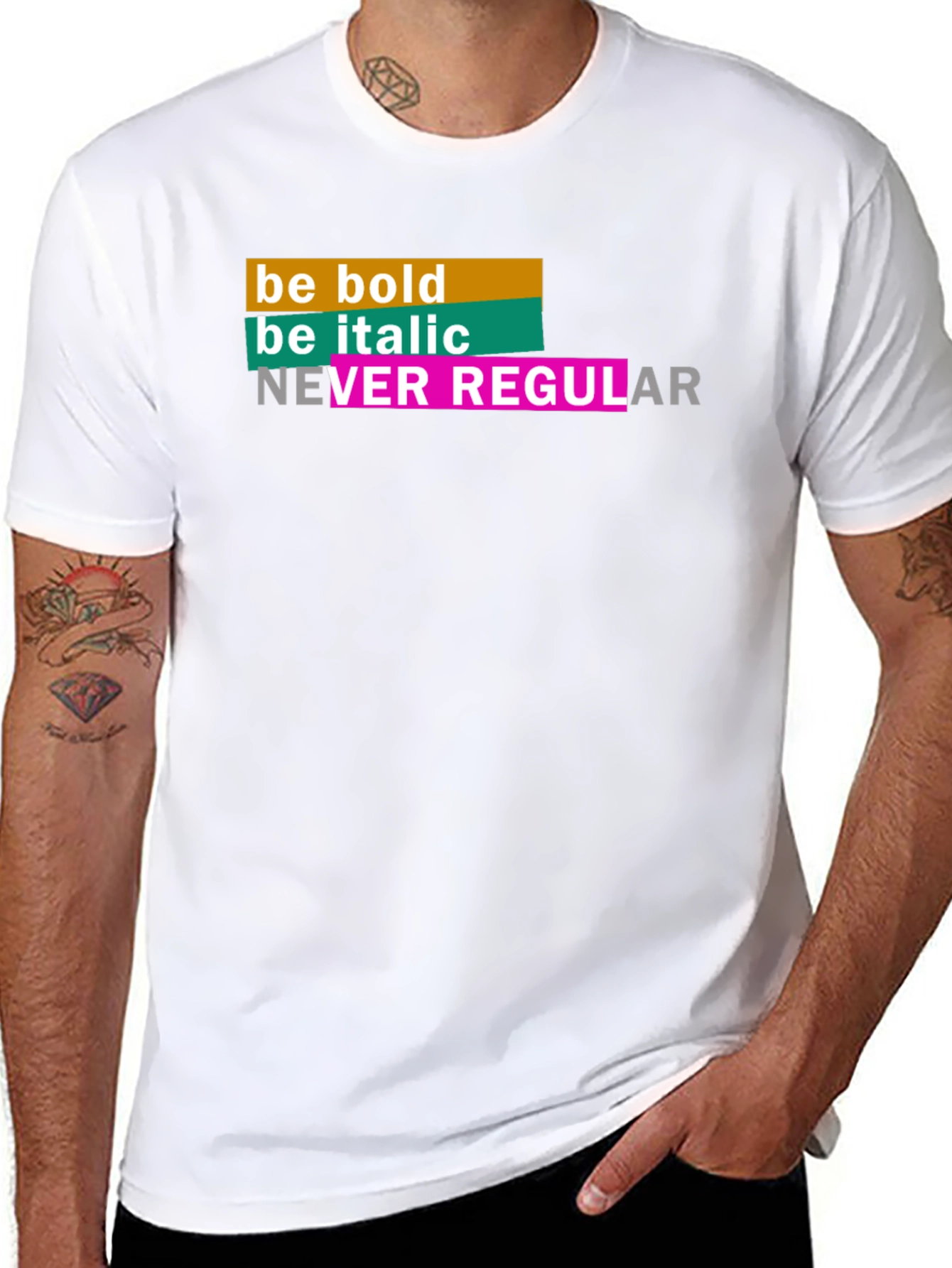 Be Bold Graphic Tee - Trendy Slogan Shirt