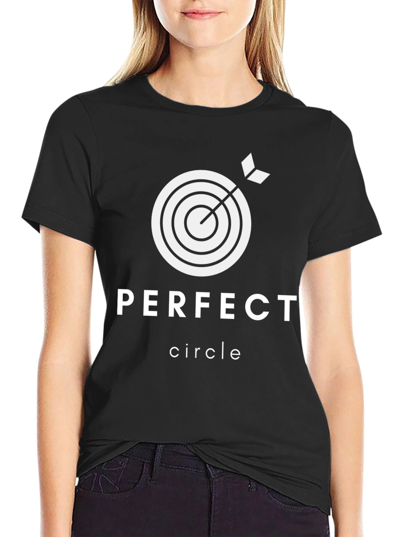 Perfect Circle Graphic T-Shirt - Black