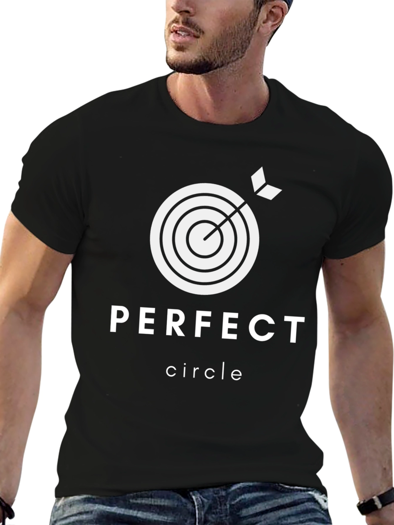 Perfect Circle Graphic T-Shirt - Black