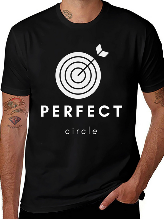 Perfect Circle Graphic T-Shirt - Black
