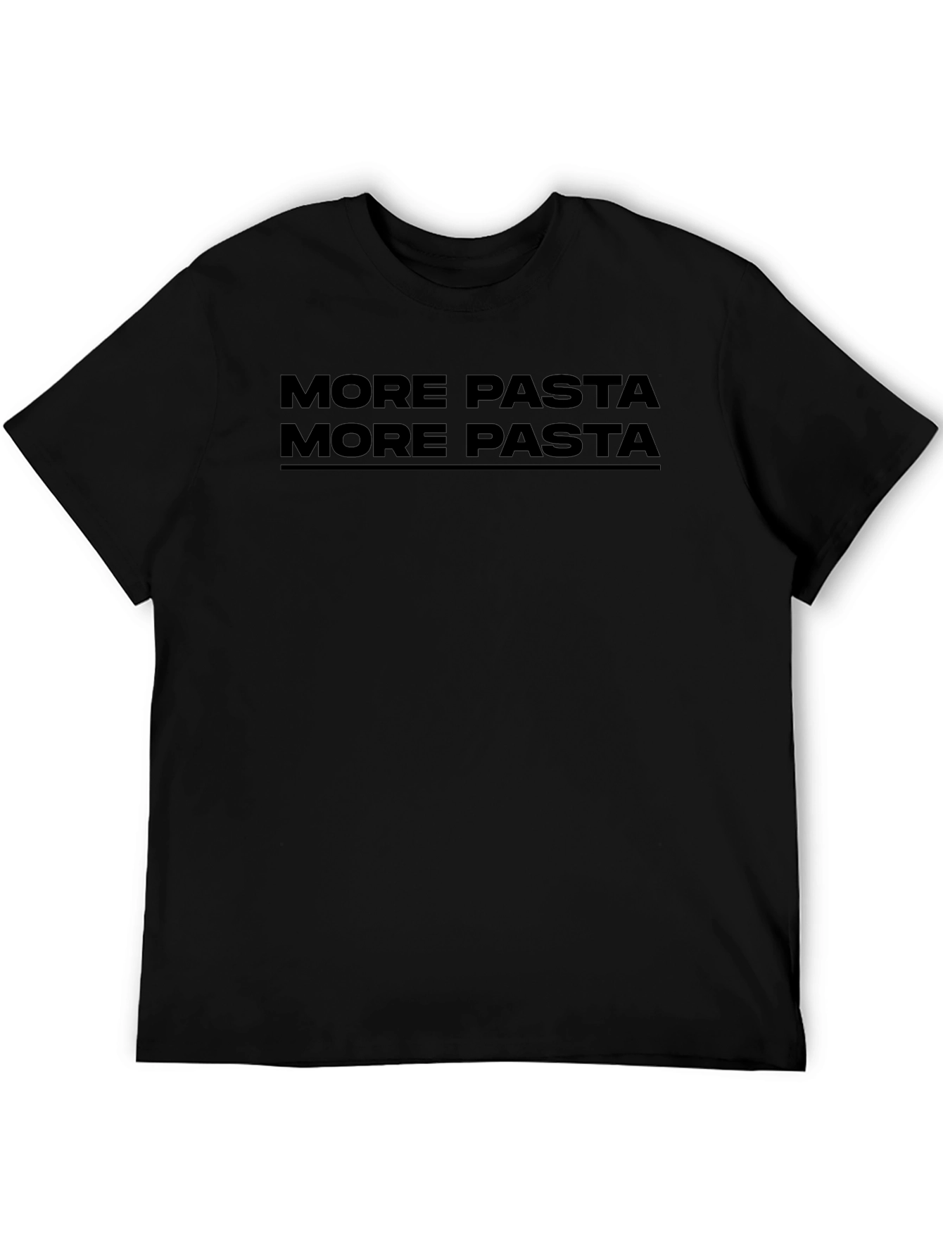 More Pasta Graphic Tee - Unisex Casual T-Shirt