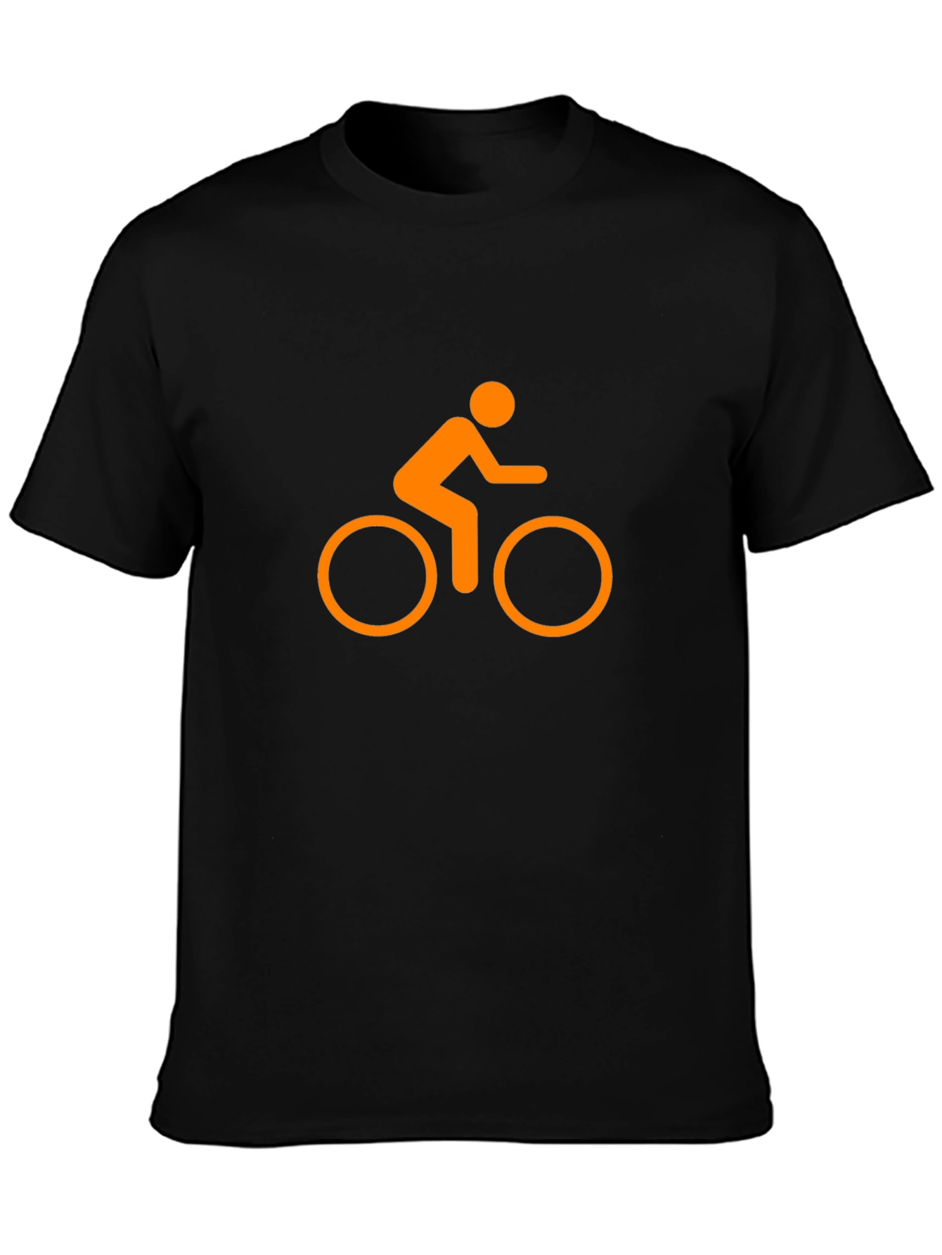 Cycling Graphic Tee - Black Casual T-Shirt