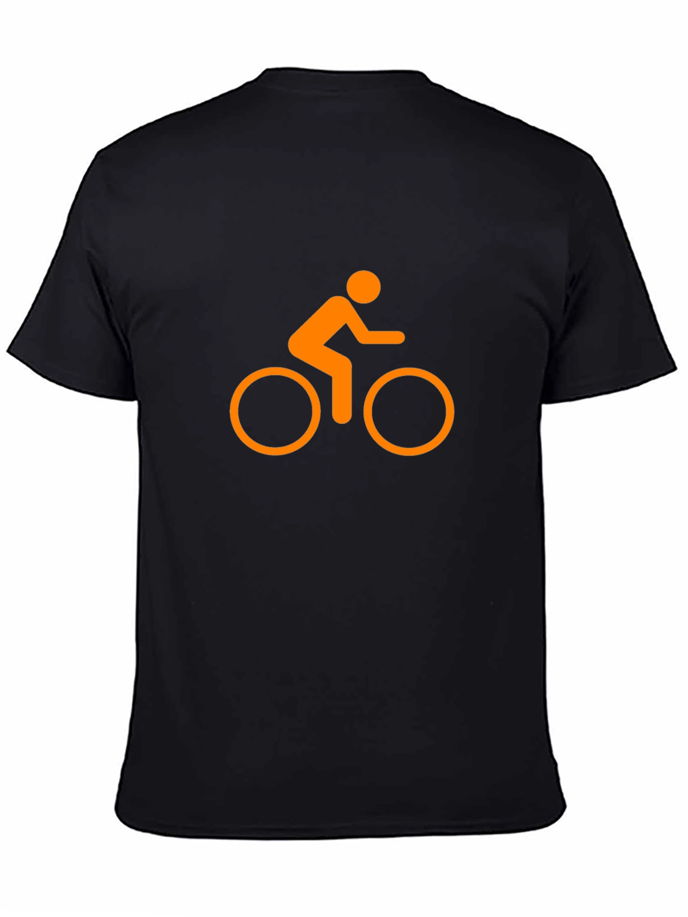 Cycling Graphic Tee - Black Casual T-Shirt