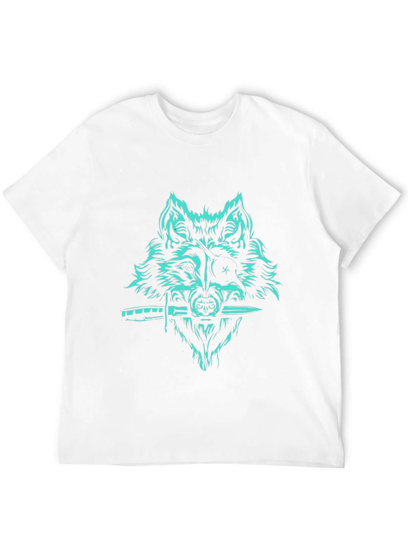 Wolf & Dagger Graphic Tee - Bold Style