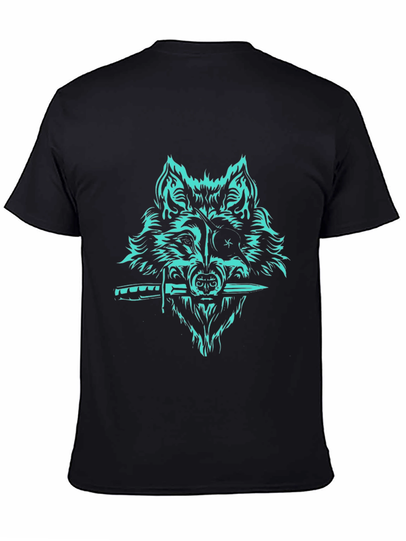 Wolf & Dagger Graphic Tee - Bold Style