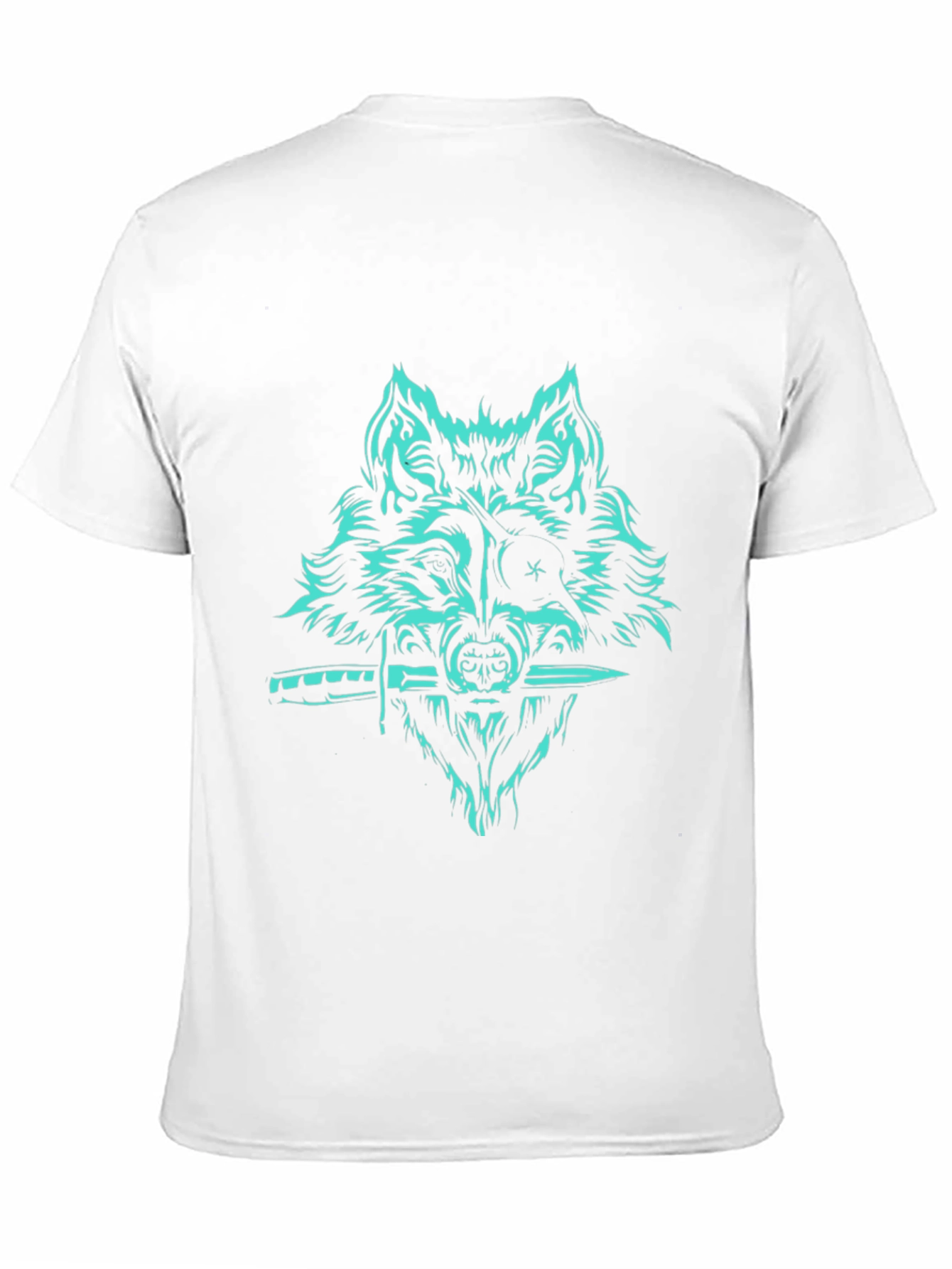 Wolf & Dagger Graphic Tee - Bold Style