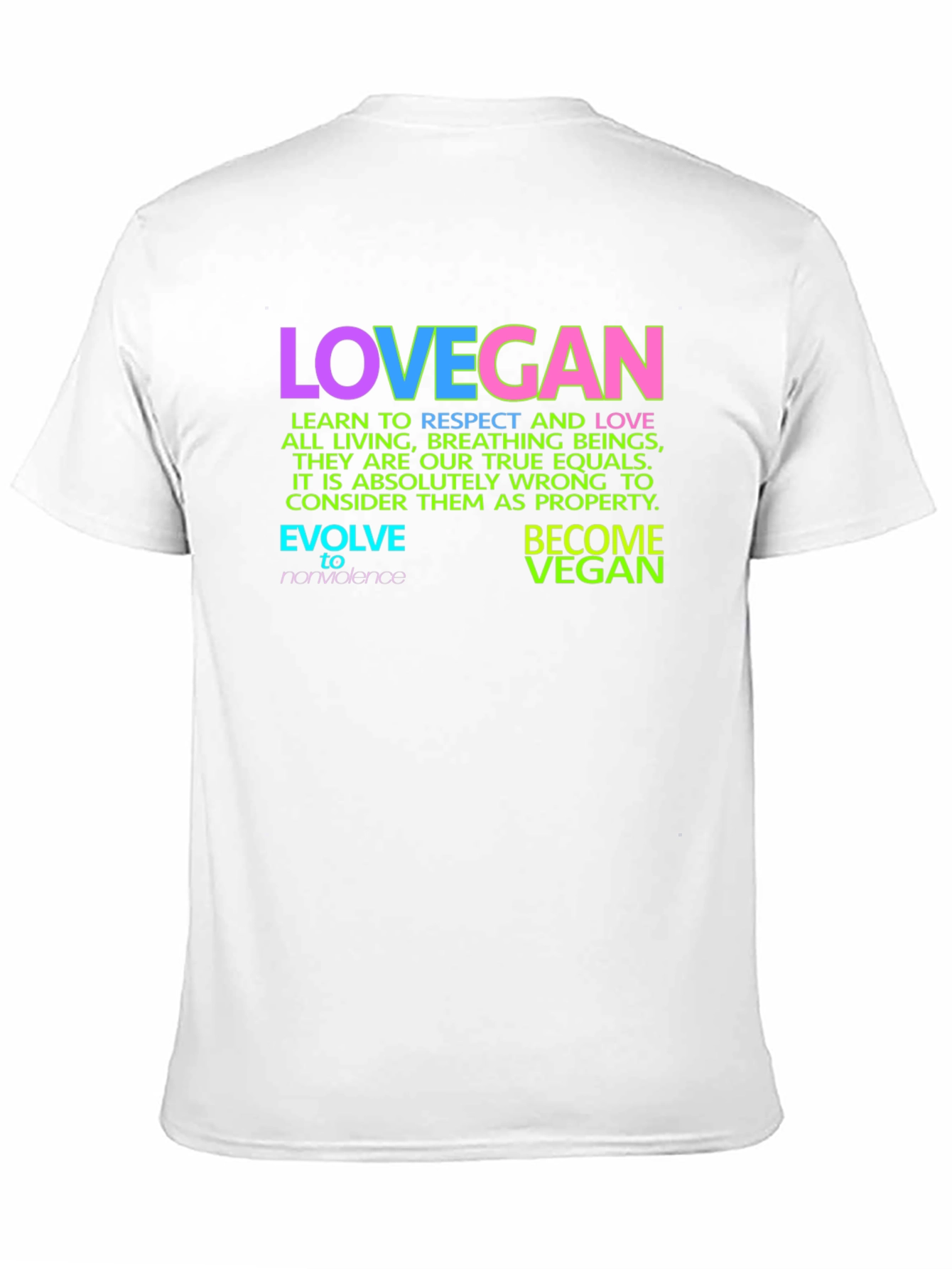 Lovegan Vegan T-Shirt - Respect All Life