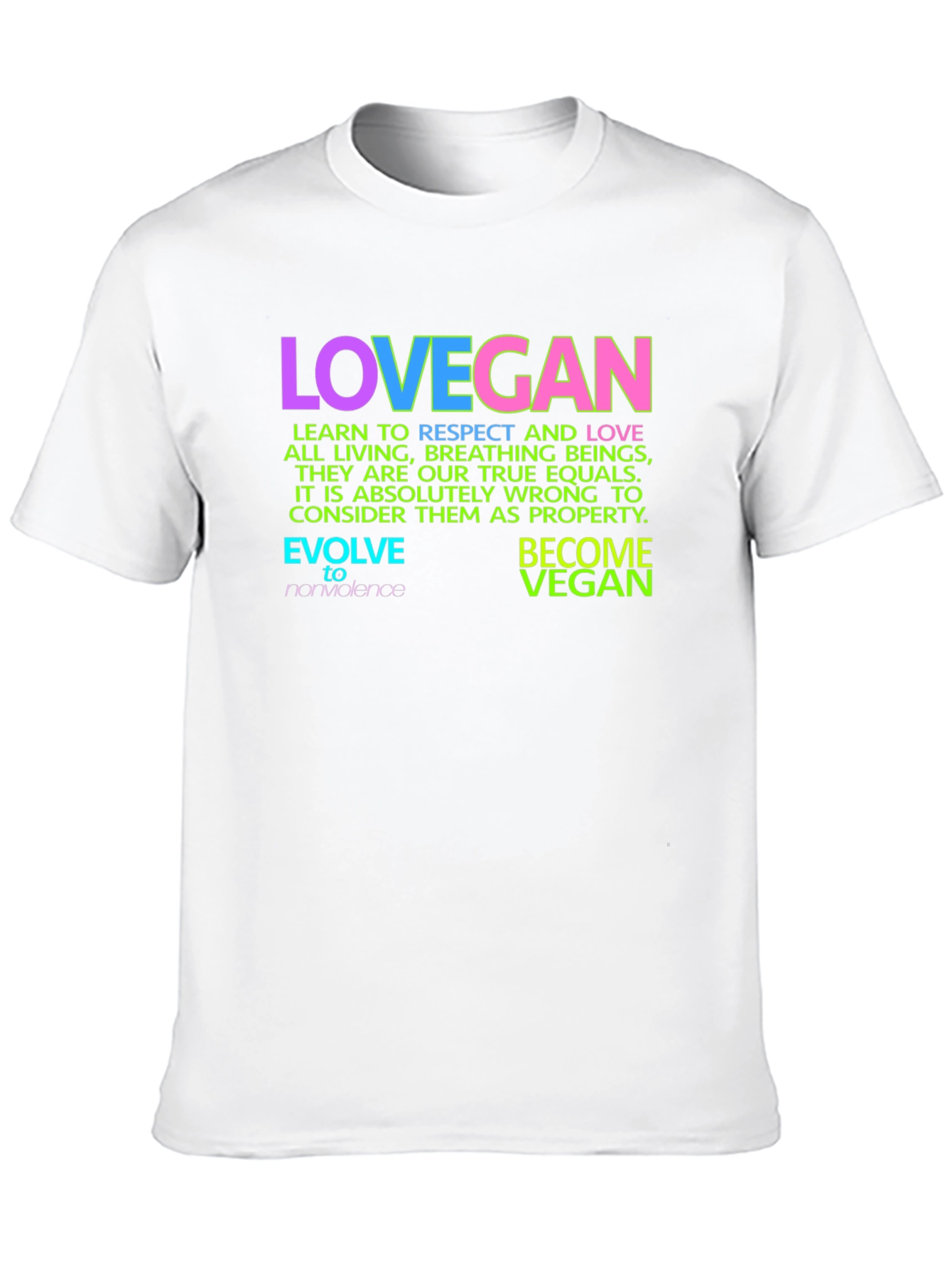 Lovegan Vegan T-Shirt - Respect All Life