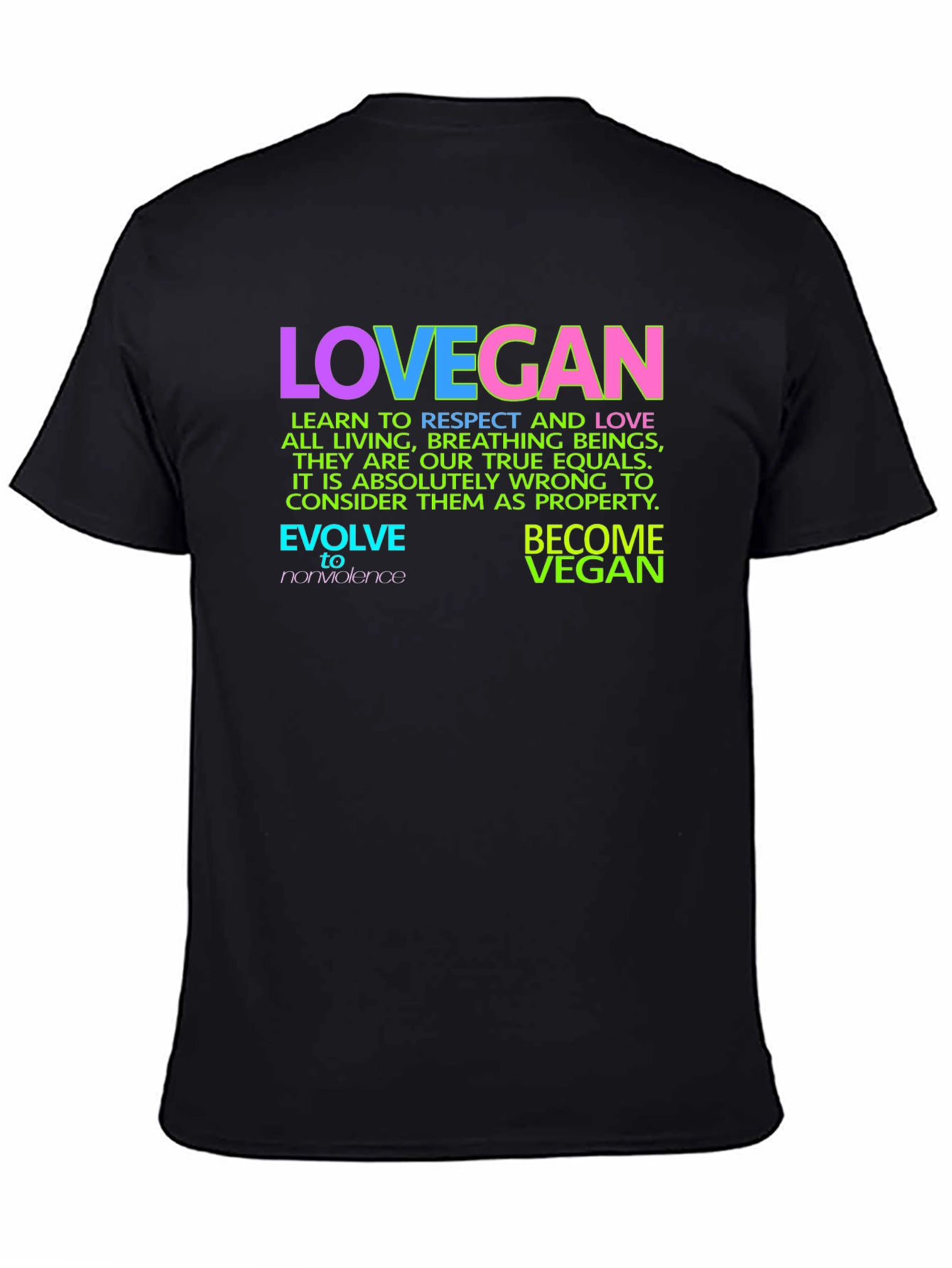 Lovegan Vegan T-Shirt - Respect All Life