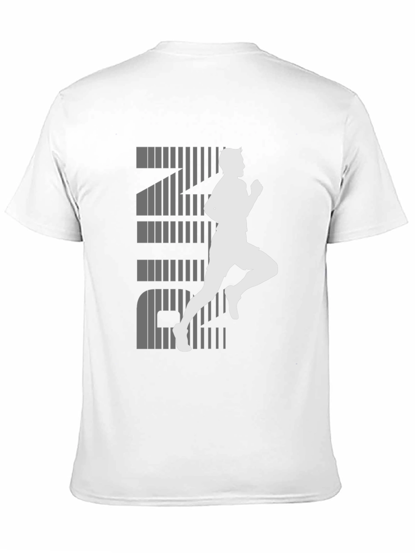 Mens Running Graphic Tee - Black