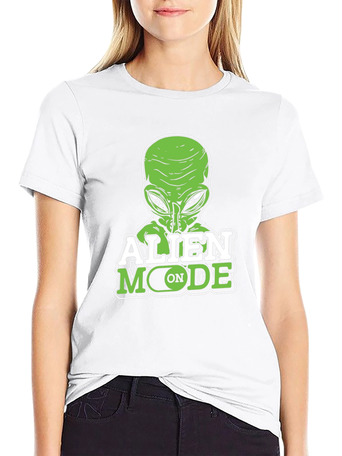 Alien Mode On Graphic T-Shirt